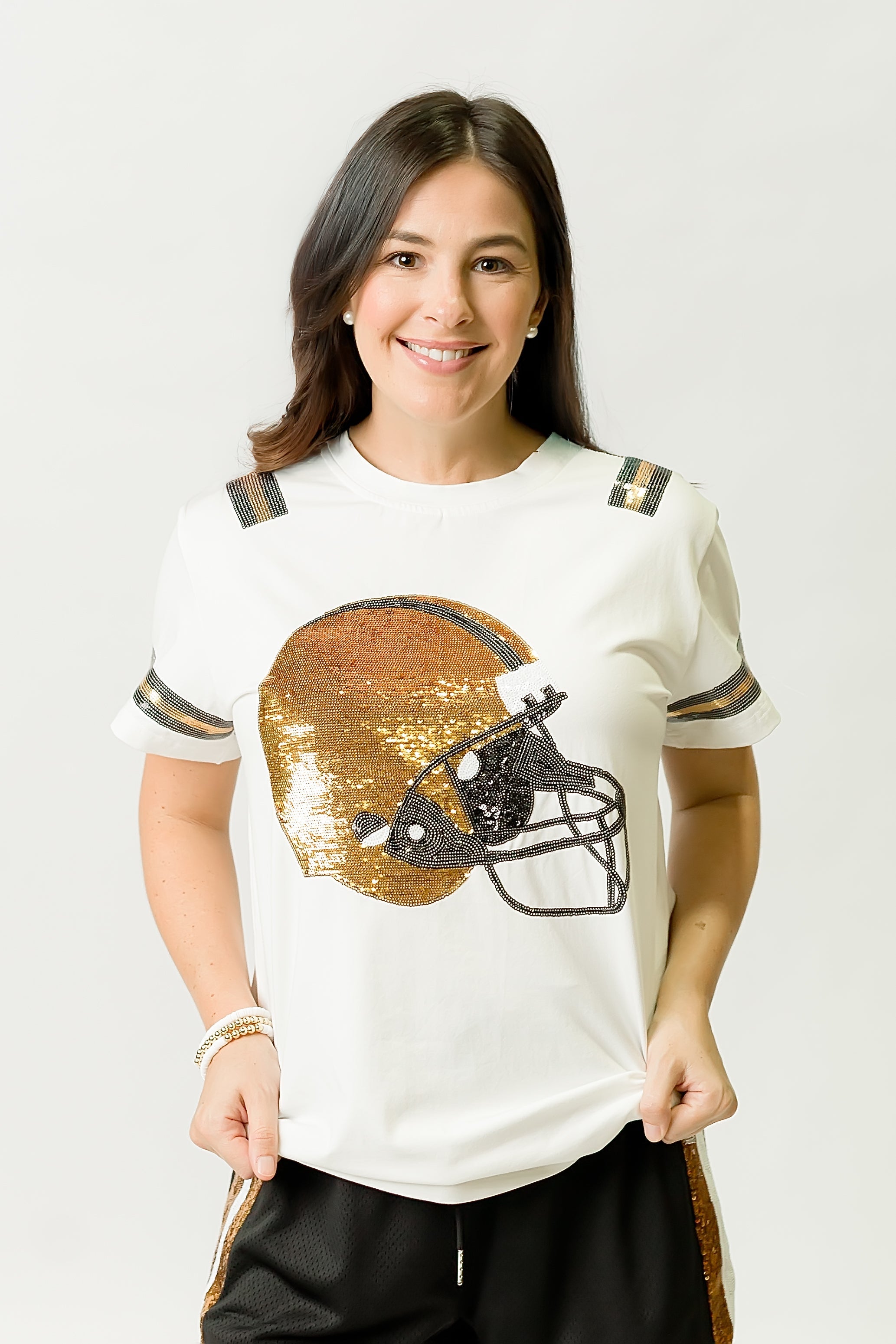 Black and Gold Helmet Shirt