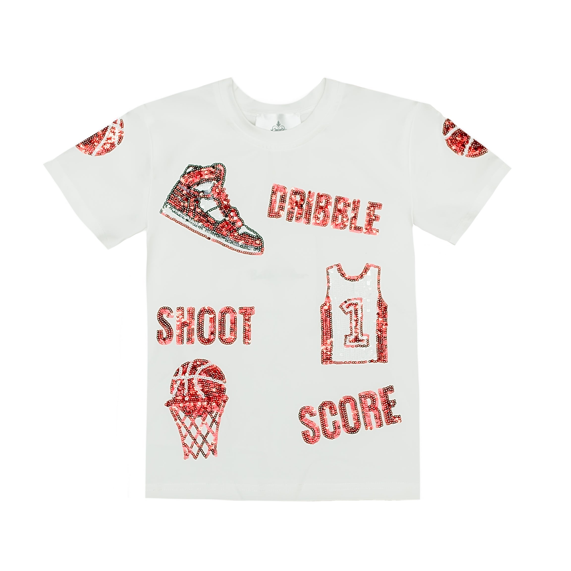 Red and White Basketball Shirt