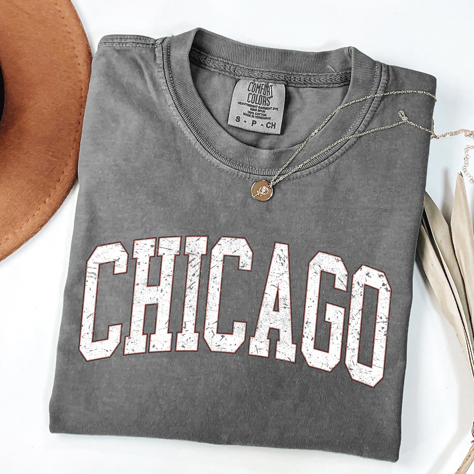 Chicago, Football, Sports, Game Day, Big Game, Touchdown, Tailgate Party, University, College, State Tshirt Comfort Colors T-Shirt