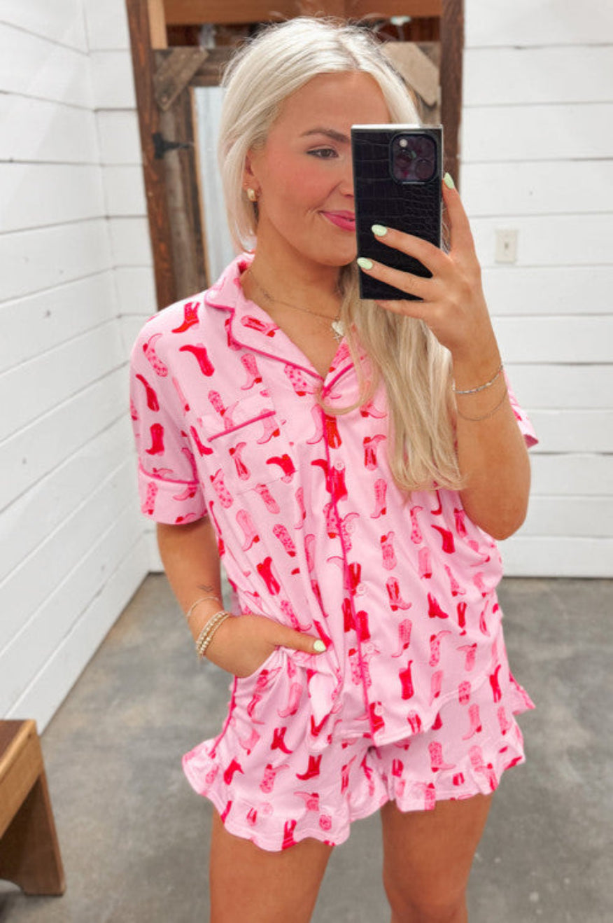 Boots & Bedtime Pajamas