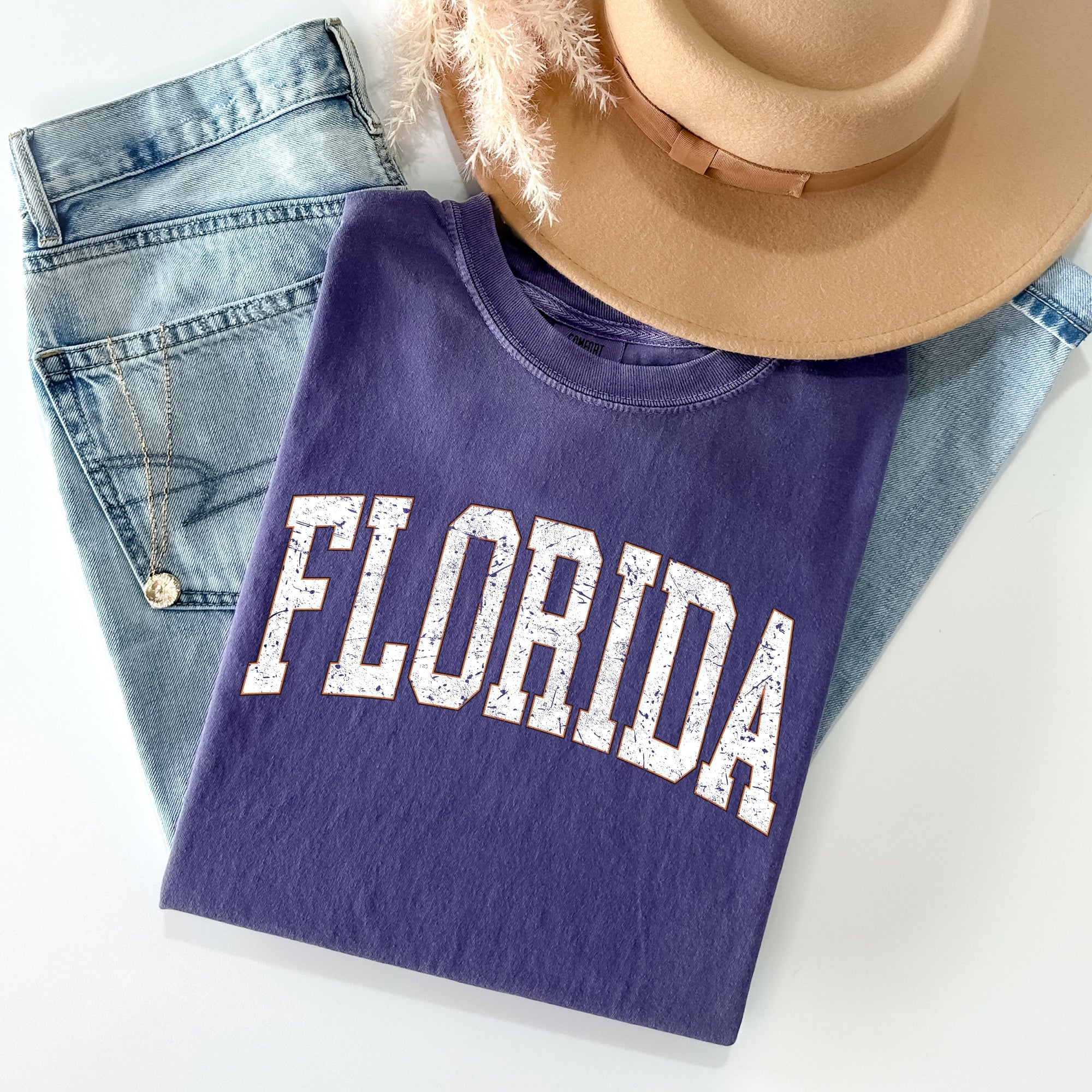 Florida, Football, Sports, Game Day, Big Game, Touchdown, Tailgate Party, University, College, State Tshirt Comfort Colors T-Shirt