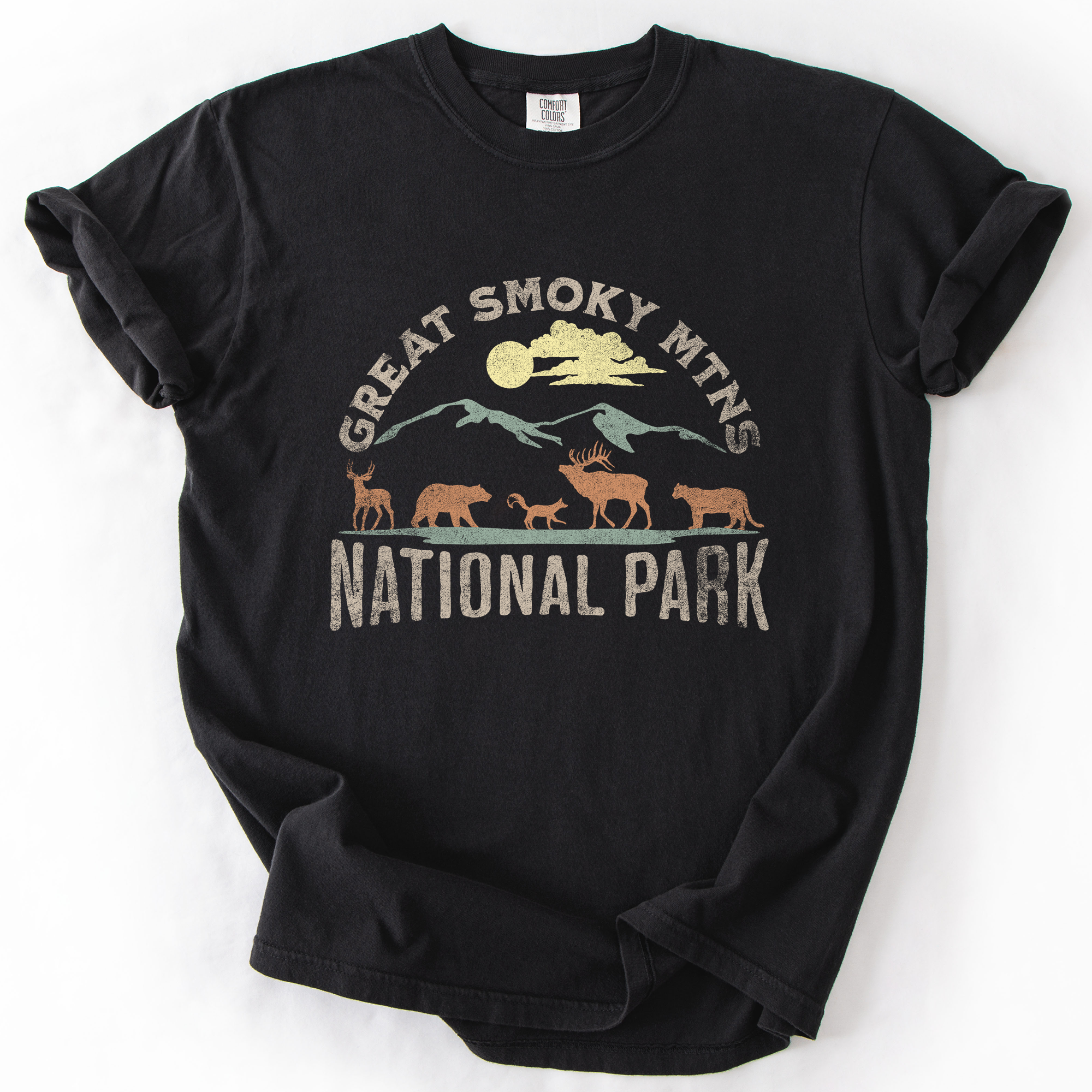 Great Smoky Mountains National Park, Nature, Outdoors, Camping, Hiking, Comfort Colors T-Shirt