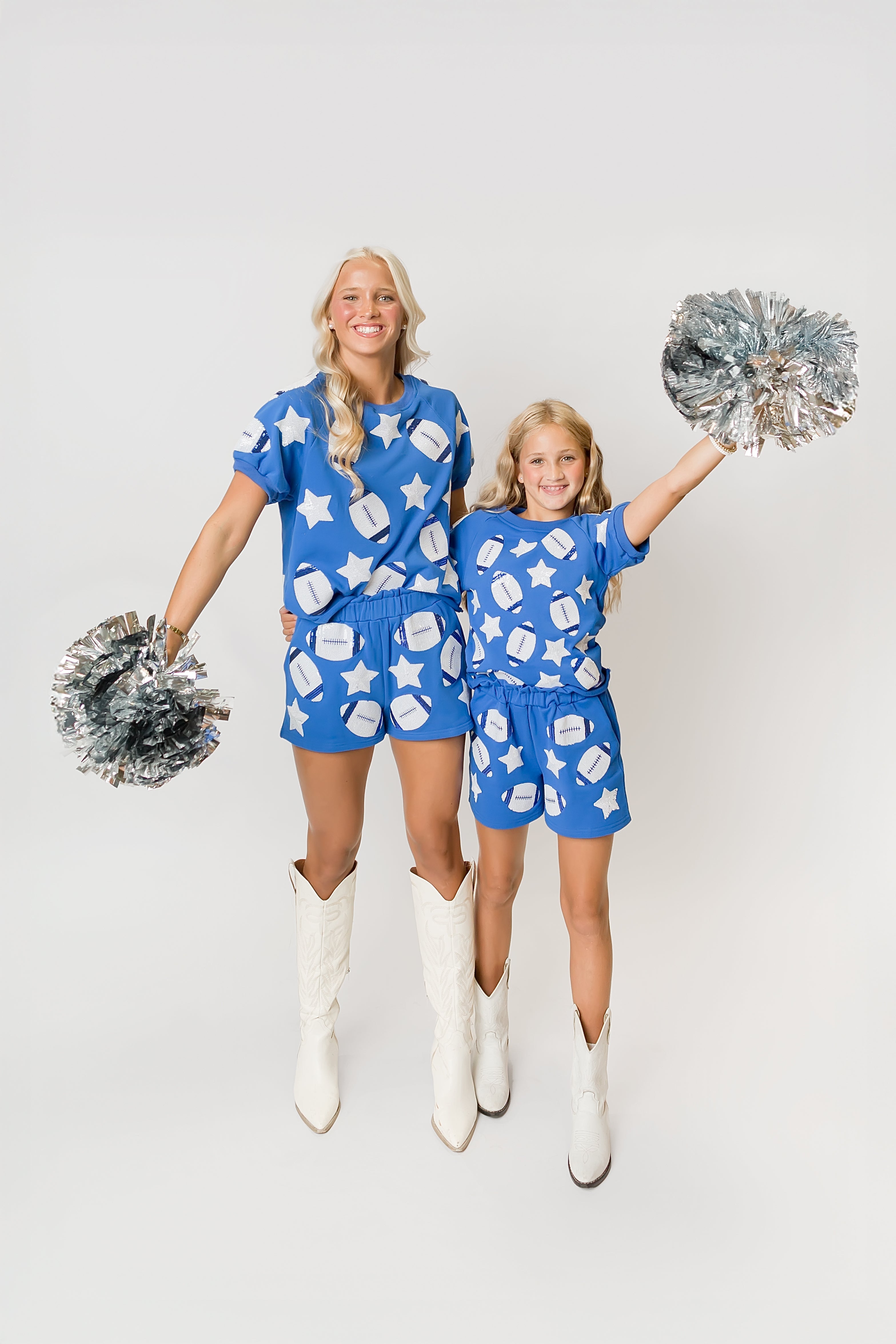 Royal Blue Football Top