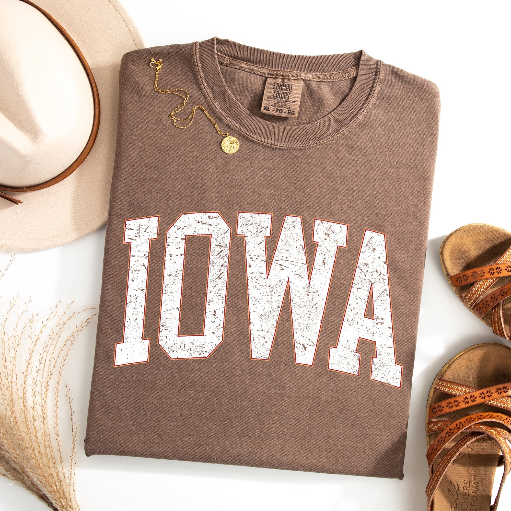 Iowa, Football, Sports, Game Day, Big Game, Touchdown, Tailgate Party, University, College, State Tshirt Comfort Colors T-Shirt