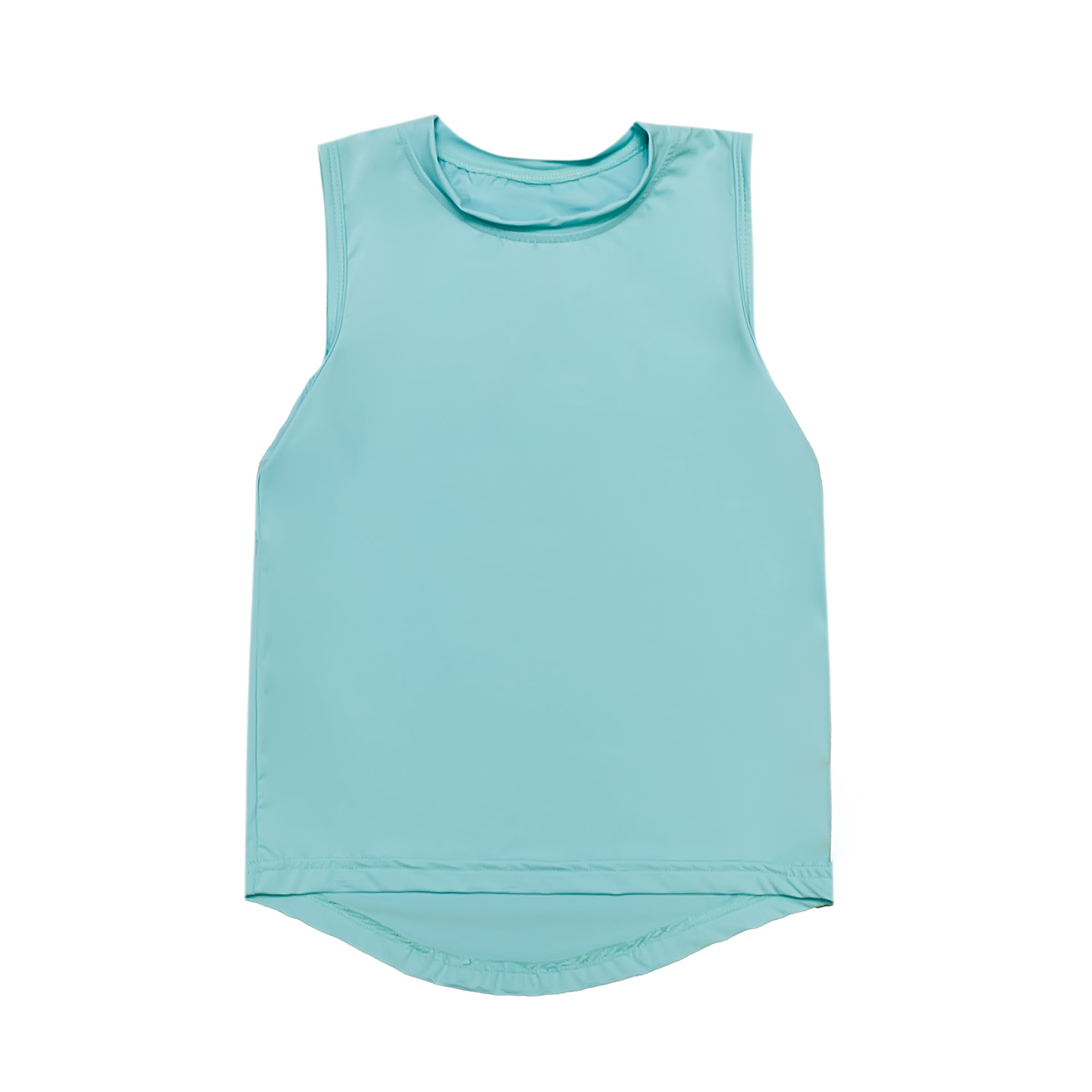 Light Blue High Low Tank