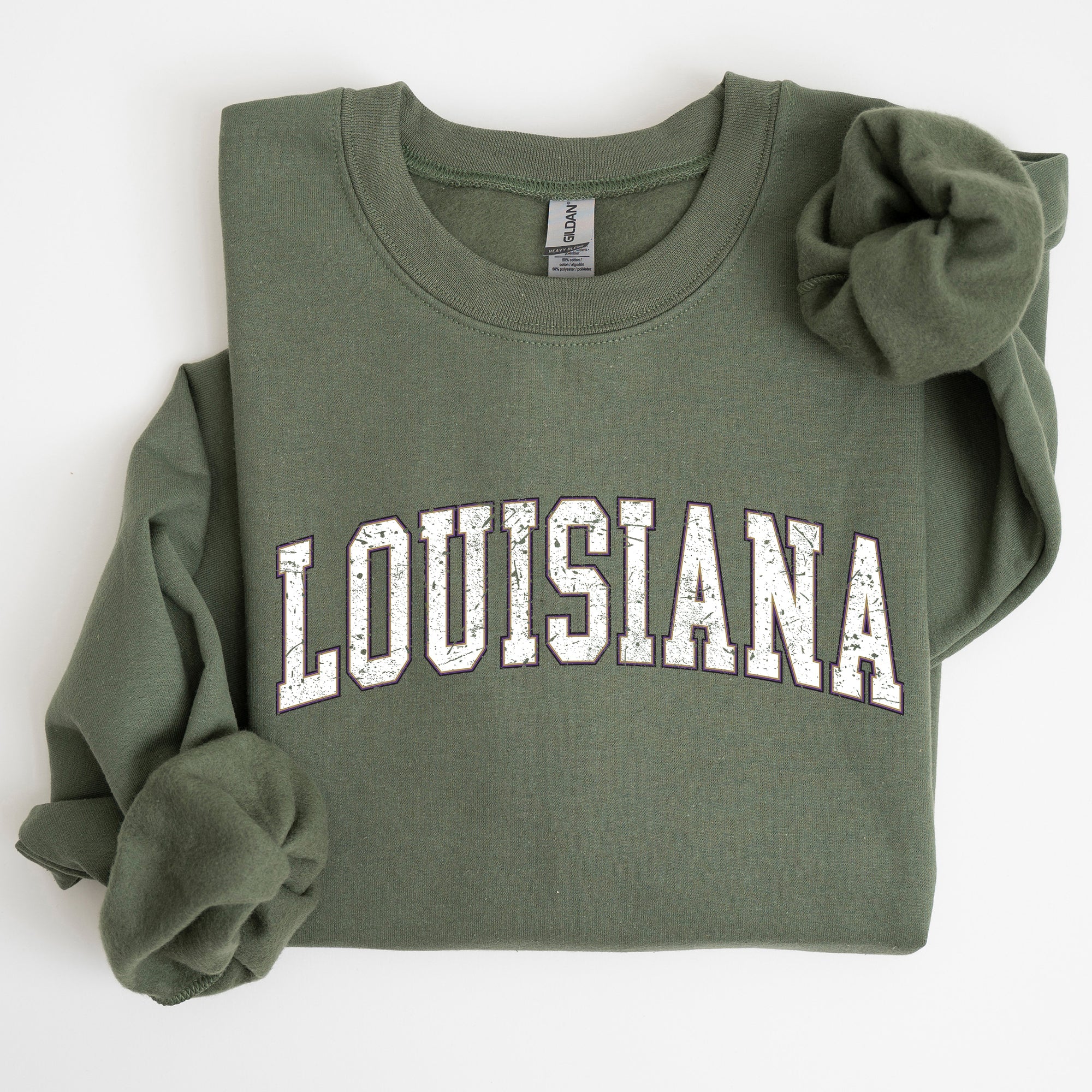 Louisiana, Football, Sports, Game Day, Big Game, Touchdown, Tailgate Party, University, College, State Sweatshirt