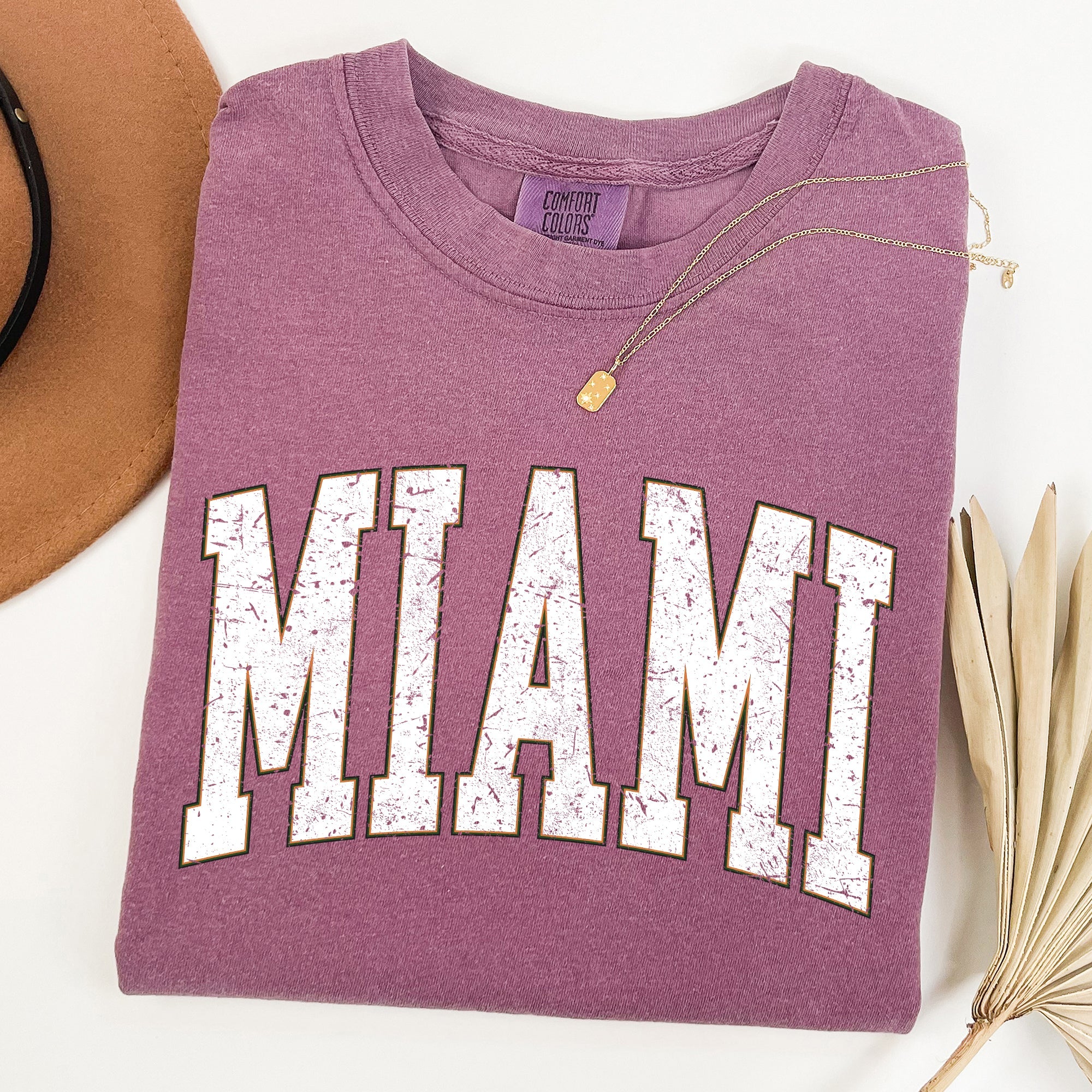 Miami, Football, Sports, Game Day, Big Game, Touchdown, Tailgate Party, University, College, State Tshirt Comfort Colors T-Shirt