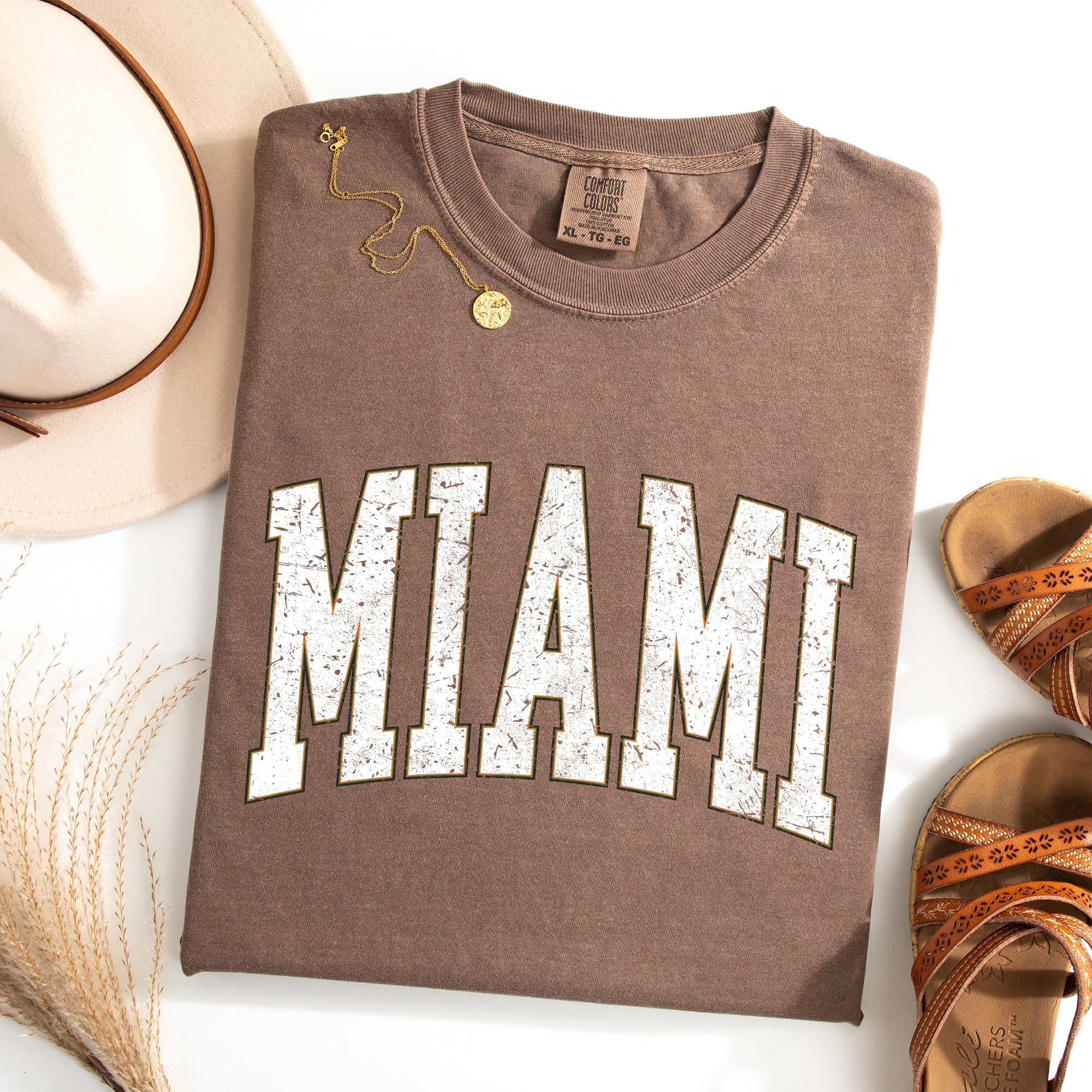 Miami, Football, Sports, Game Day, Big Game, Touchdown, Tailgate Party, University, College, State Tshirt Comfort Colors T-Shirt