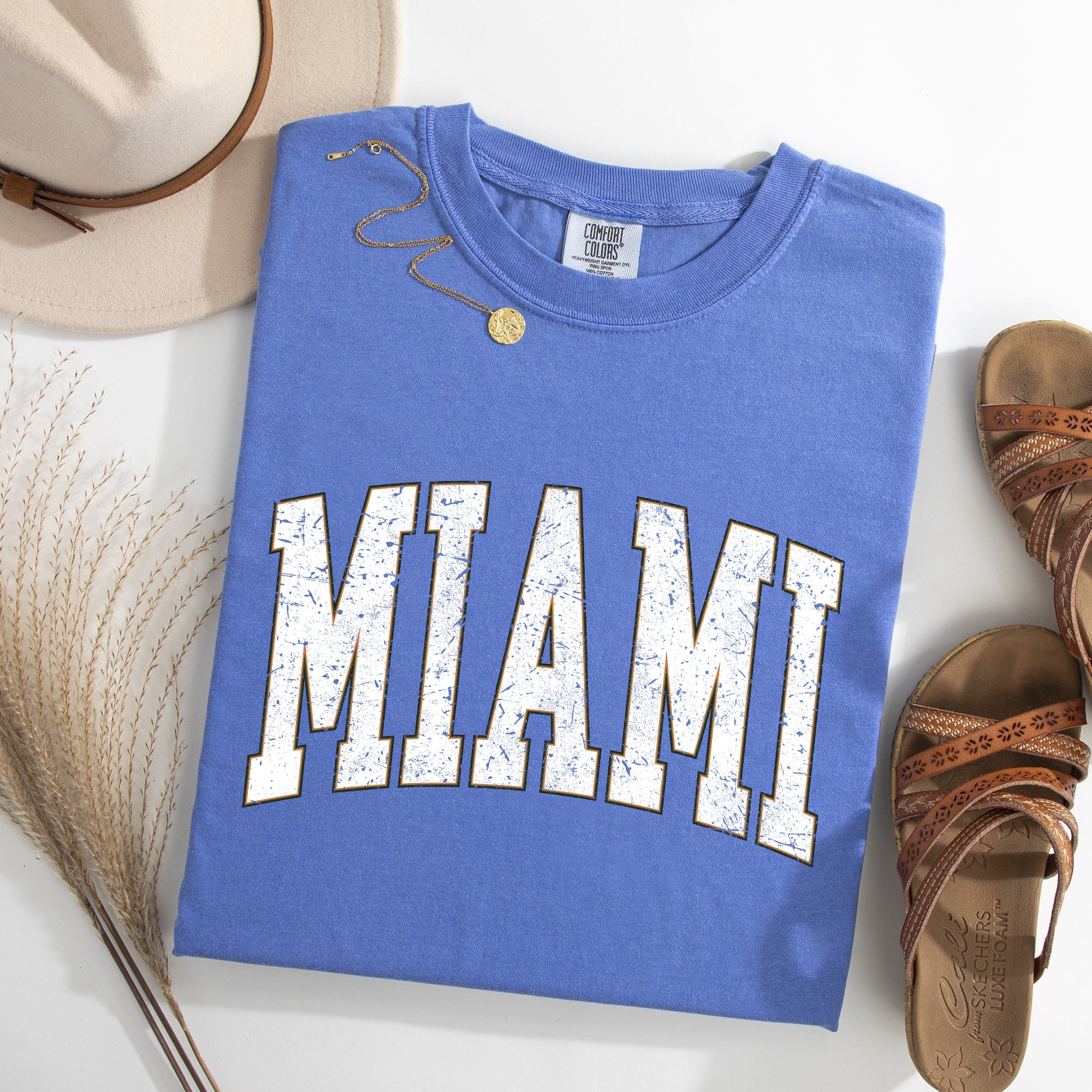 Miami, Football, Sports, Game Day, Big Game, Touchdown, Tailgate Party, University, College, State Tshirt Comfort Colors T-Shirt