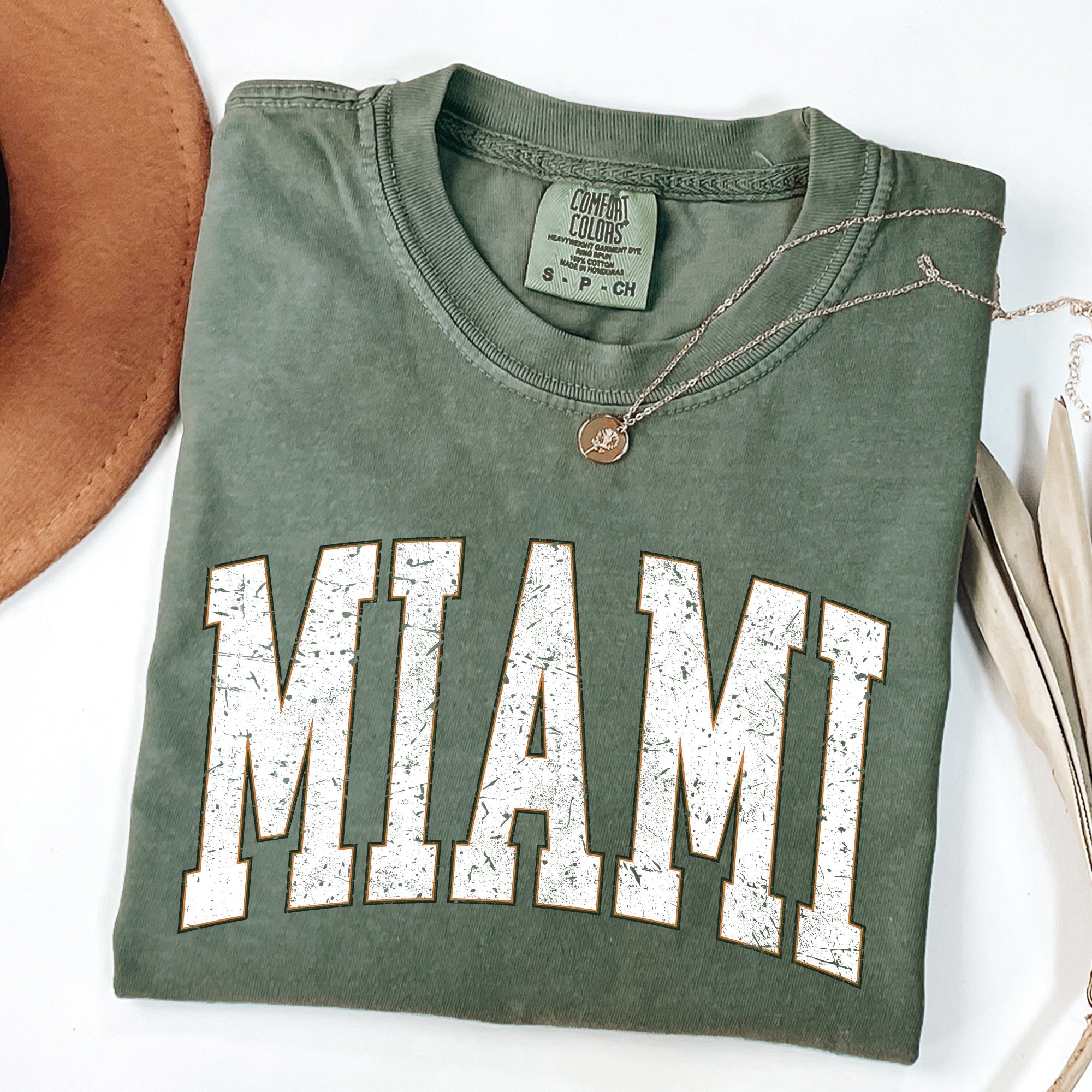 Miami, Football, Sports, Game Day, Big Game, Touchdown, Tailgate Party, University, College, State Tshirt Comfort Colors T-Shirt