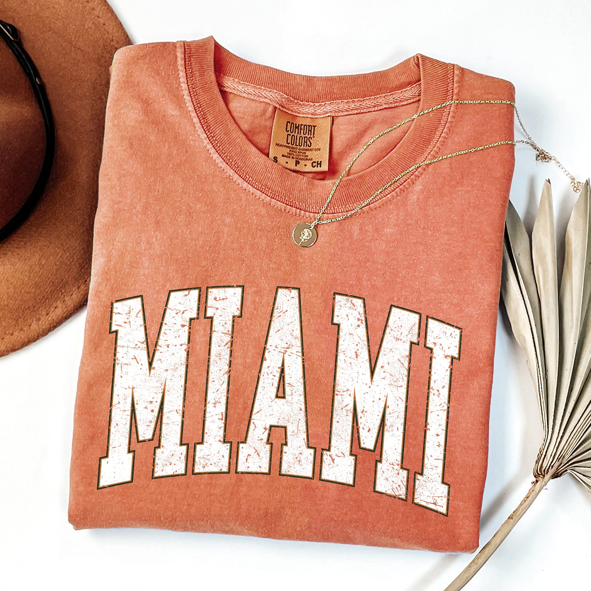 Miami, Football, Sports, Game Day, Big Game, Touchdown, Tailgate Party, University, College, State Tshirt Comfort Colors T-Shirt