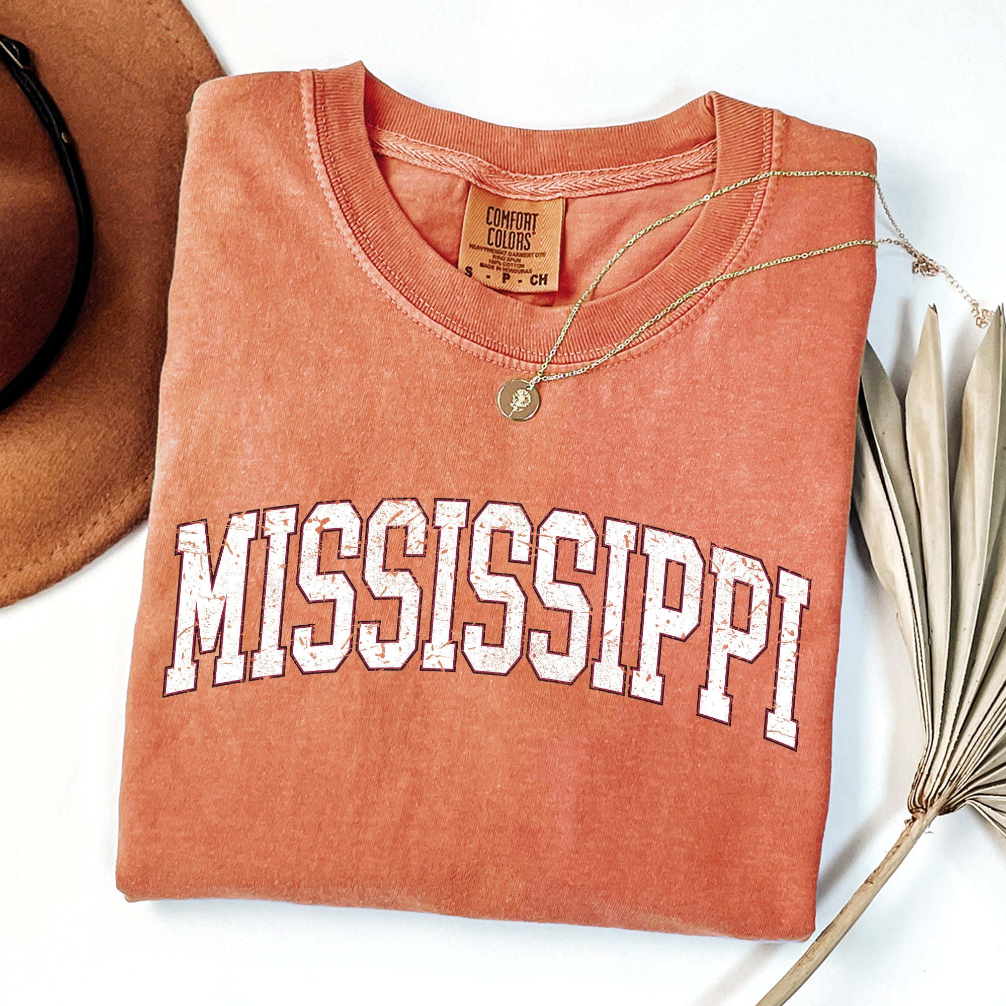 Mississippi, Football, Sports, Game Day, Big Game, Touchdown, Tailgate Party, University, College, State Tshirt Comfort Colors T-Shirt