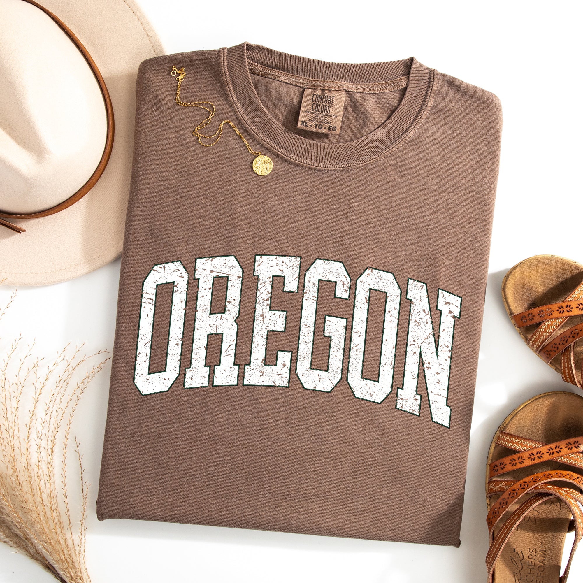 Oregon, Football, Sports, Game Day, Big Game, Touchdown, Tailgate Party, University, College, State Tshirt Comfort Colors T-Shirt