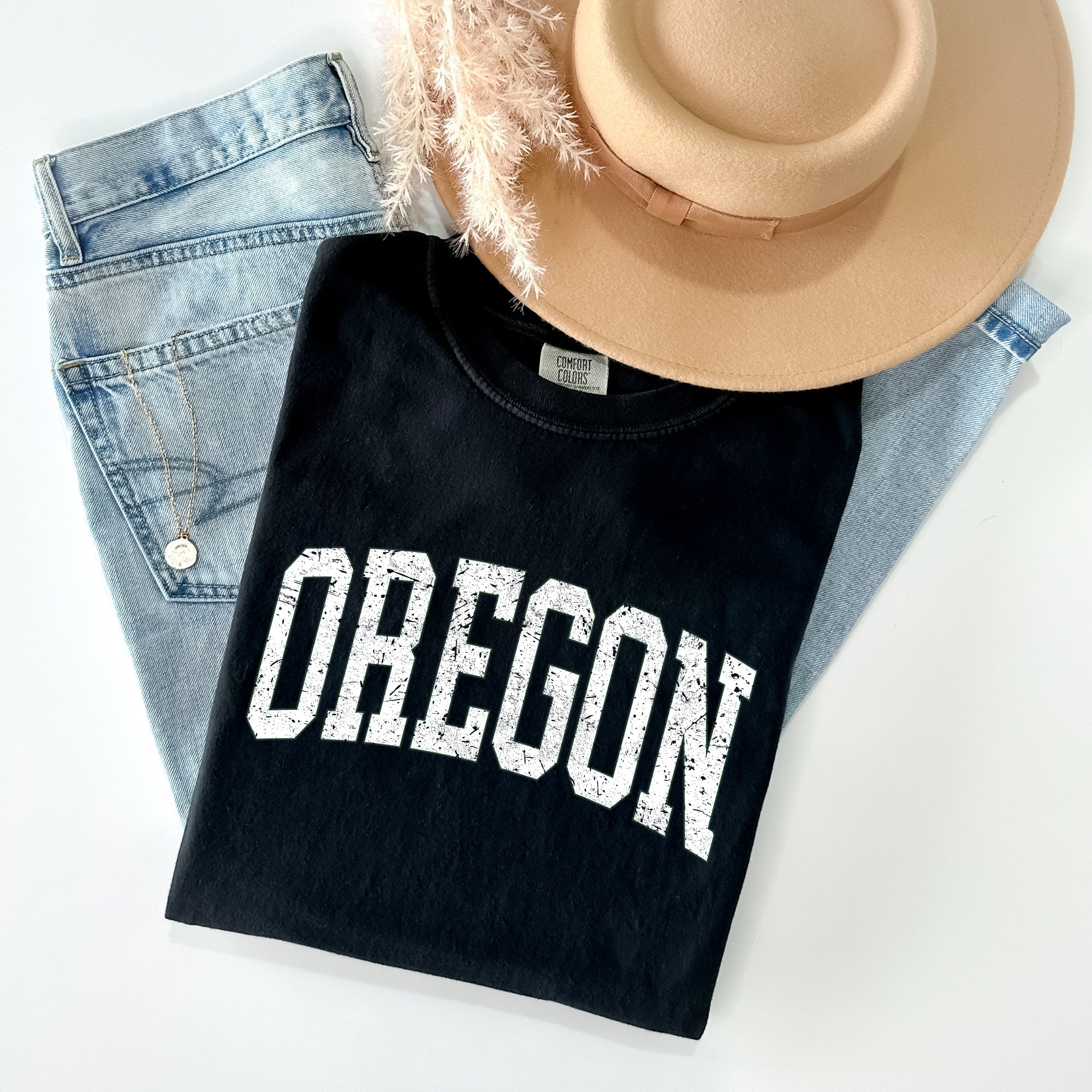 Oregon, Football, Sports, Game Day, Big Game, Touchdown, Tailgate Party, University, College, State Tshirt Comfort Colors T-Shirt