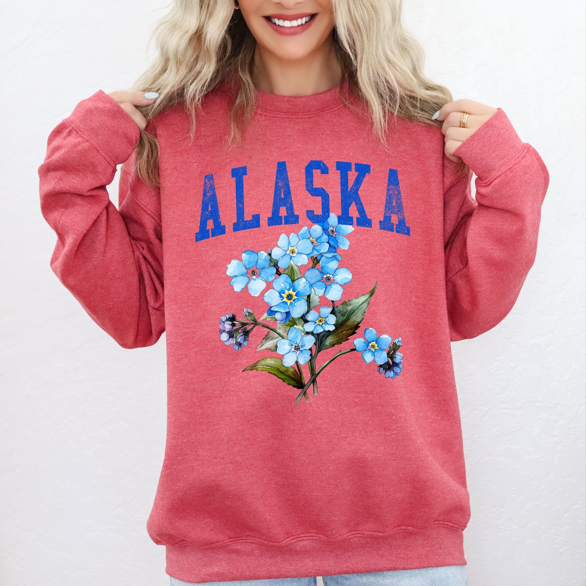 Alaska State Flower Sweatshirt