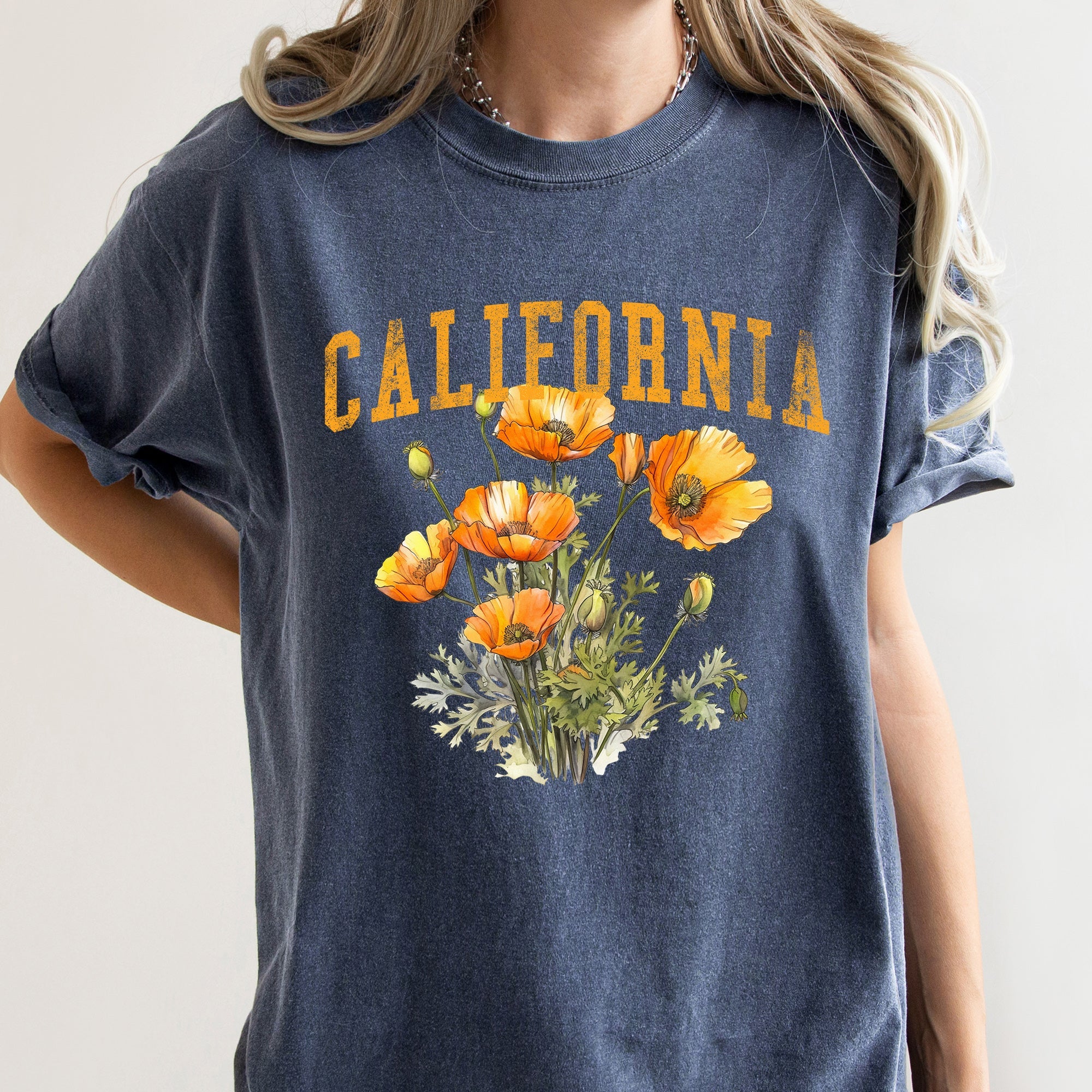 California State Flower Comfort Colors Tshirt