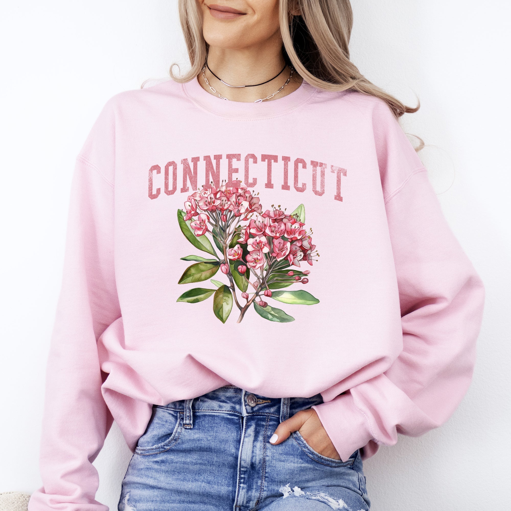 Connecticut State Flower Sweatshirt