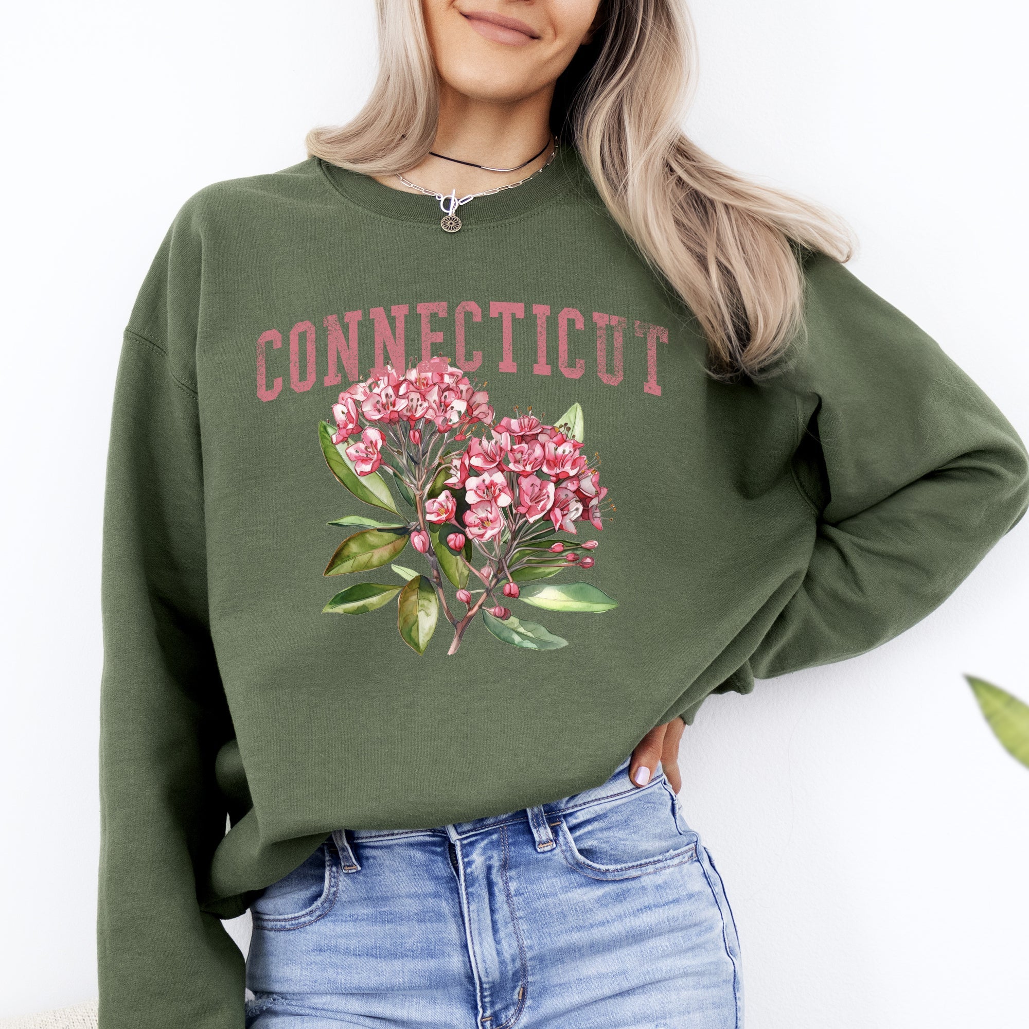 Connecticut State Flower Sweatshirt