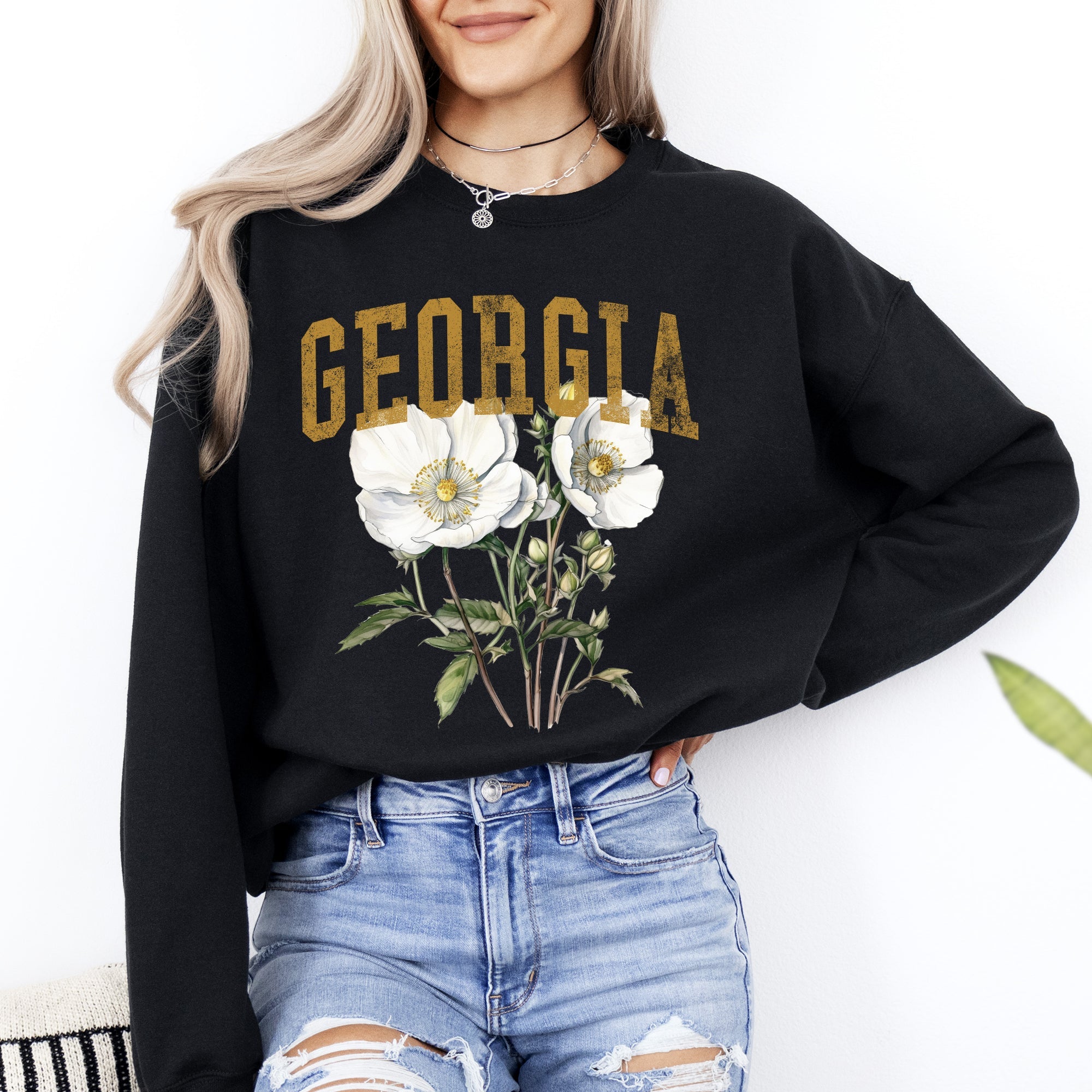 Georgia State Flower Sweatshirt