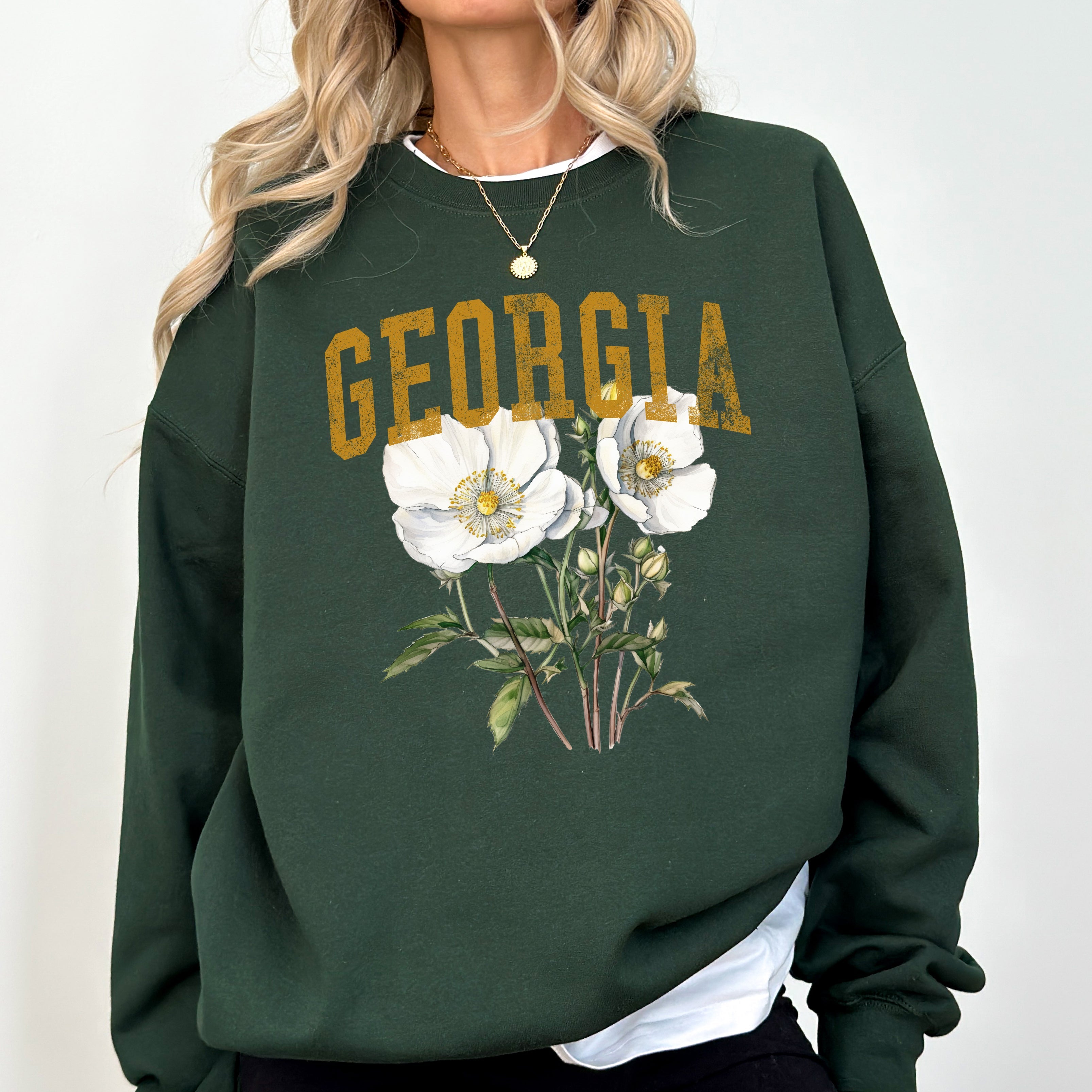 Georgia State Flower Sweatshirt