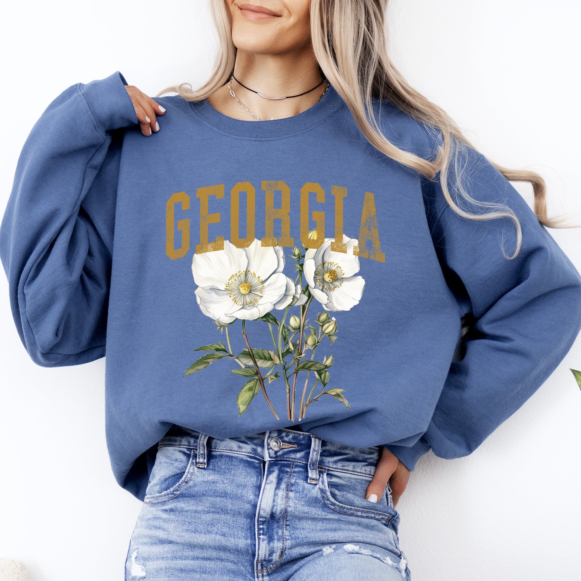 Georgia State Flower Sweatshirt