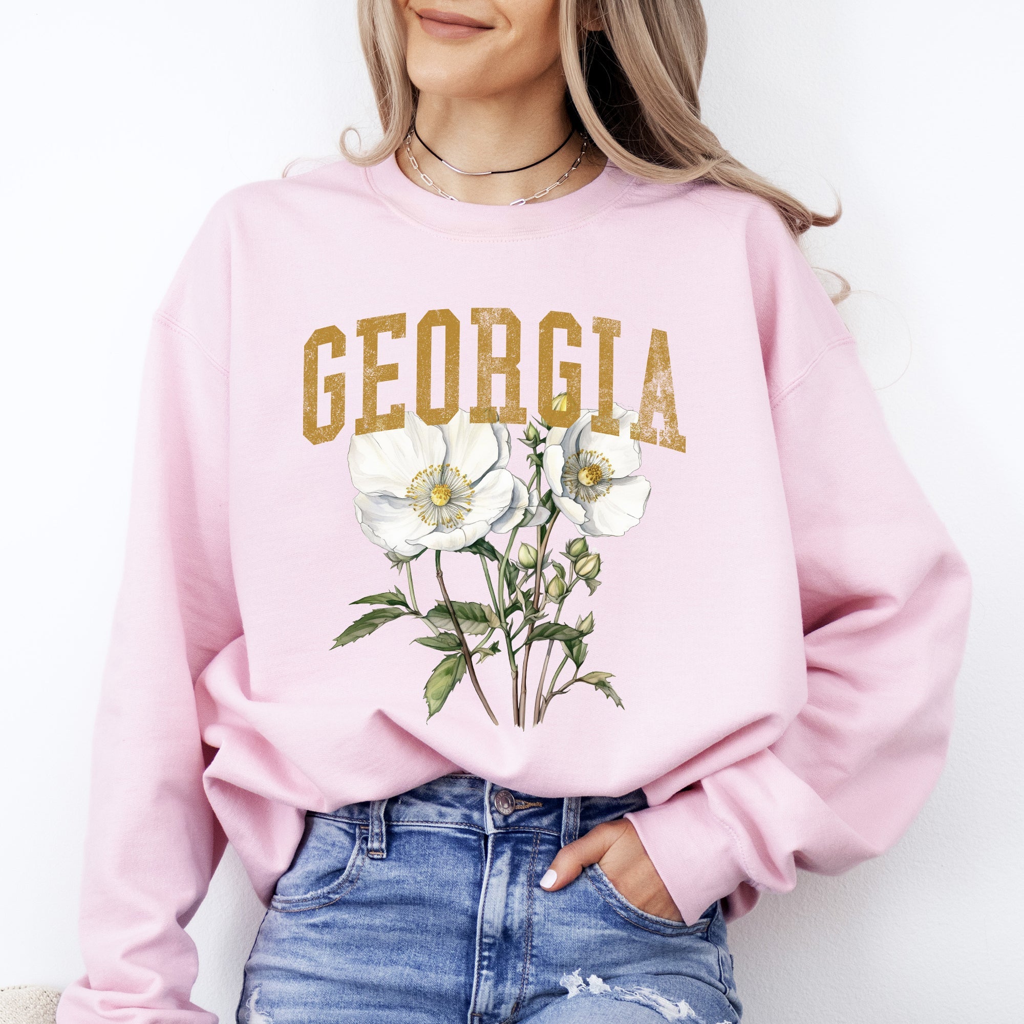 Georgia State Flower Sweatshirt