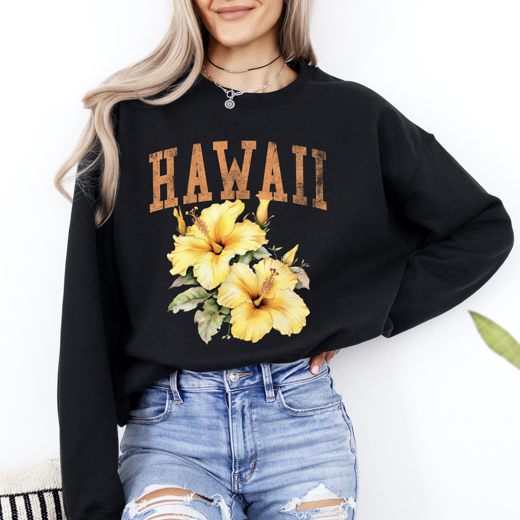 Hawaii State Flower Sweatshirt