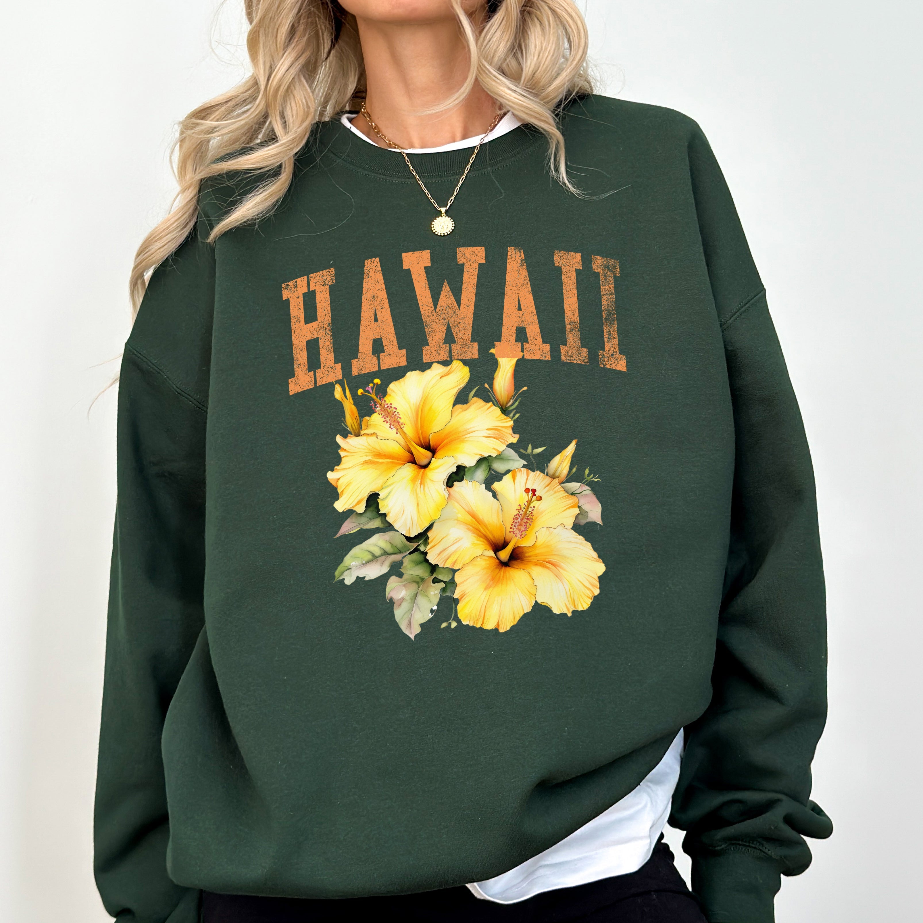 Hawaii State Flower Sweatshirt