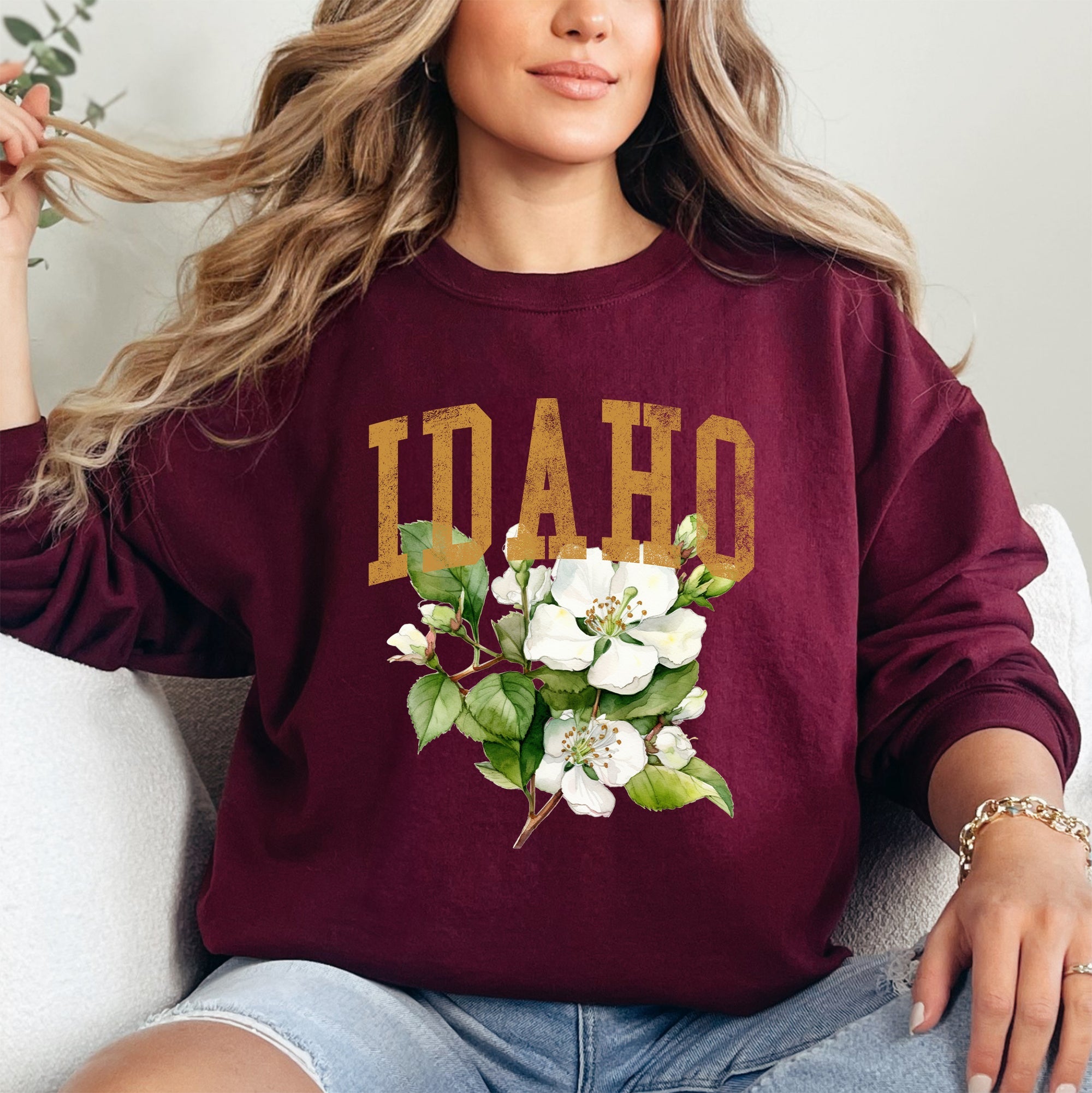 Idaho State Flower Sweatshirt