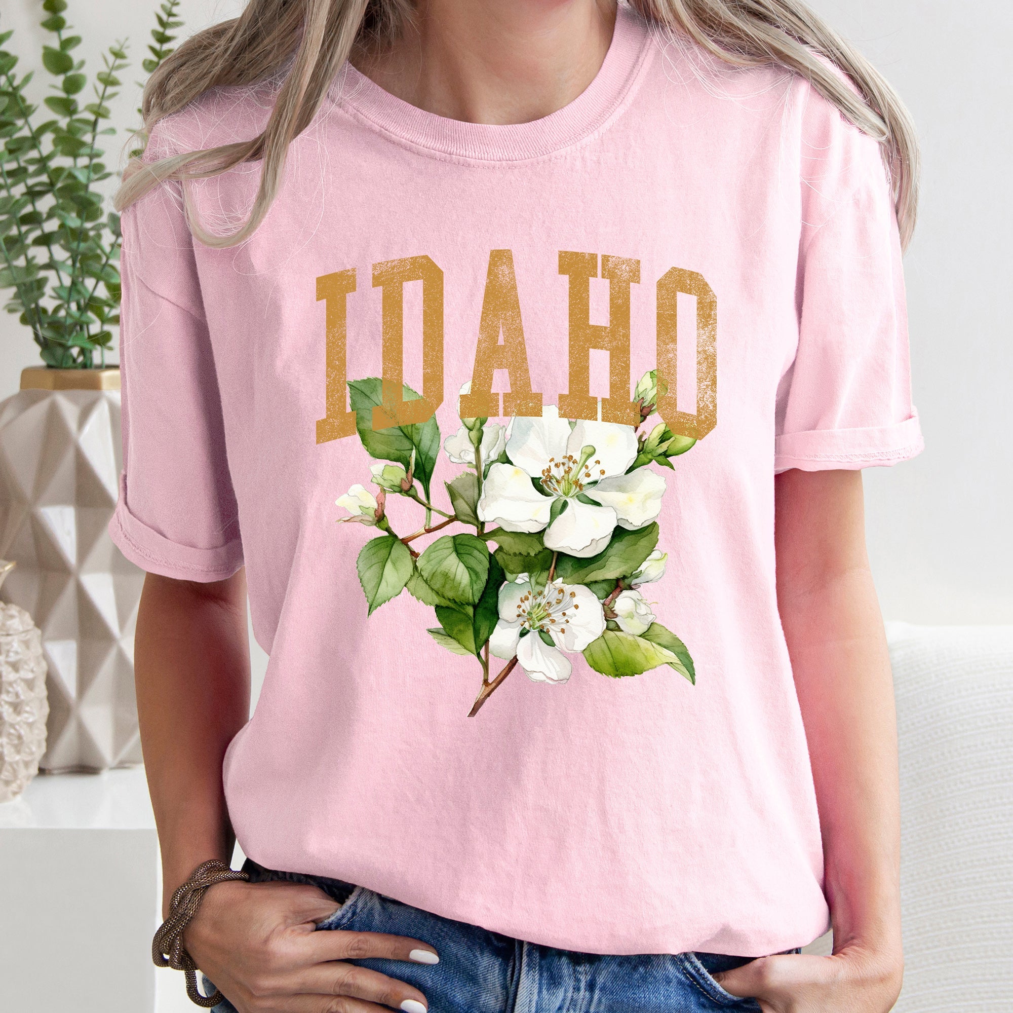 Idaho State Flower Comfort Colors Tshirt