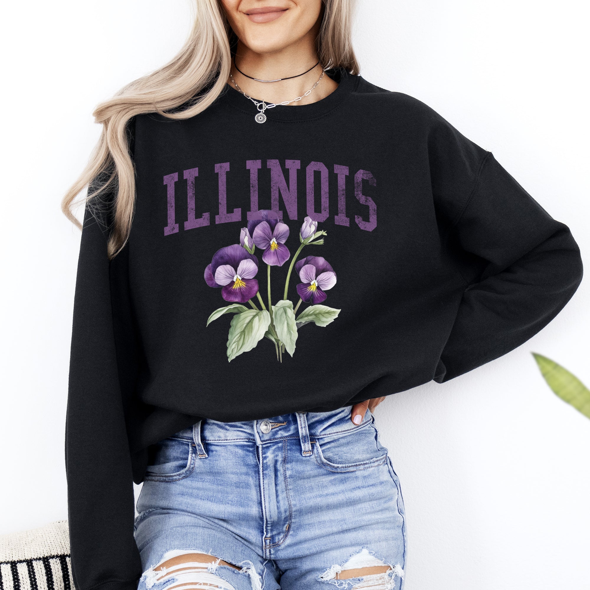 Illinois State Flower Sweatshirt