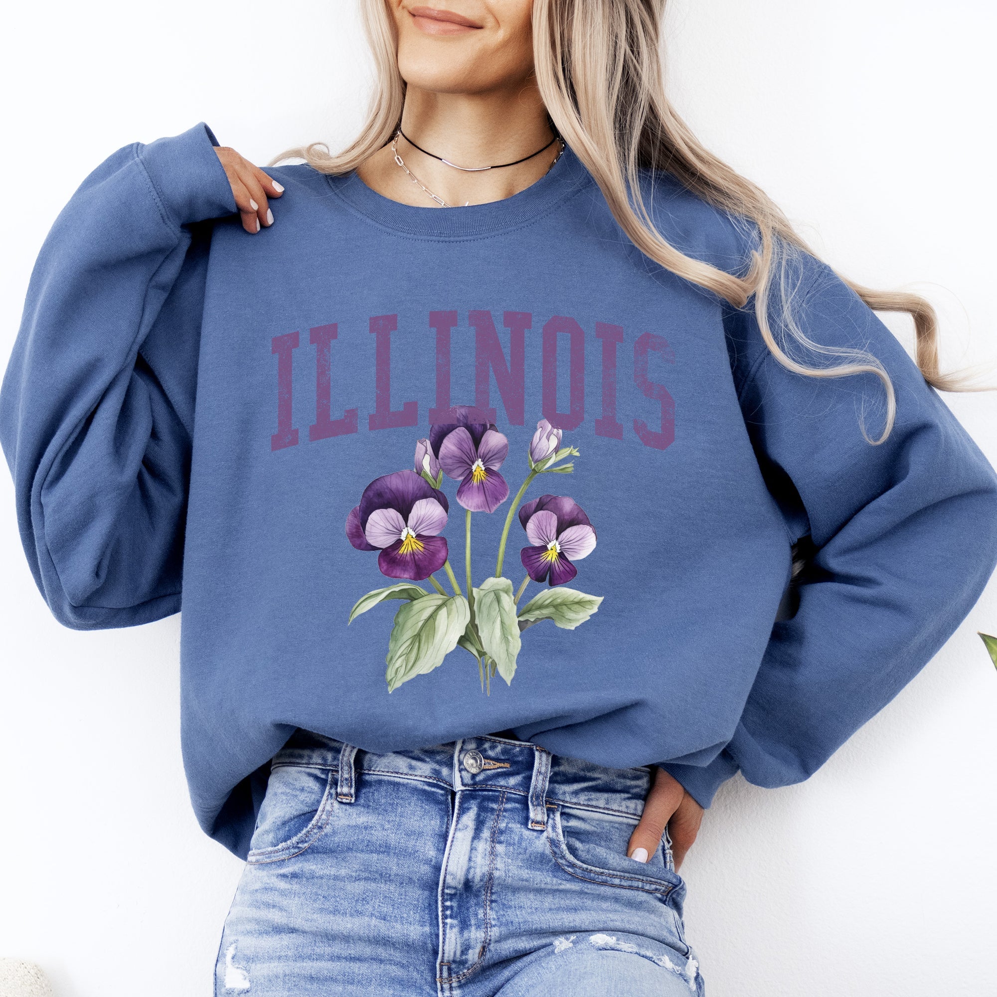 Illinois State Flower Sweatshirt