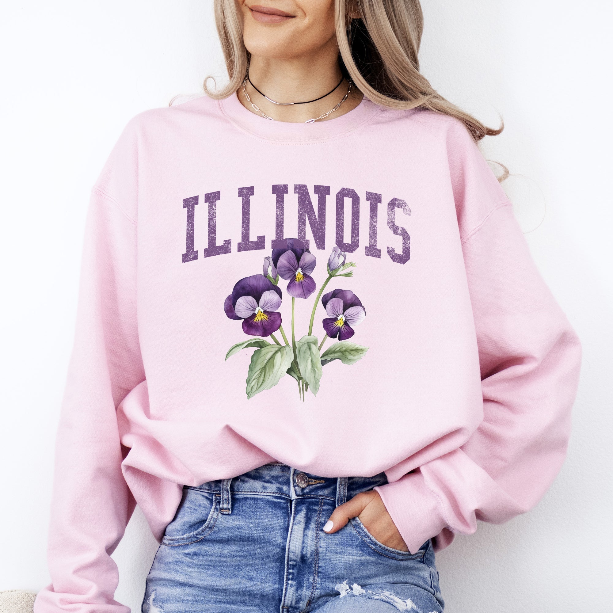 Illinois State Flower Sweatshirt