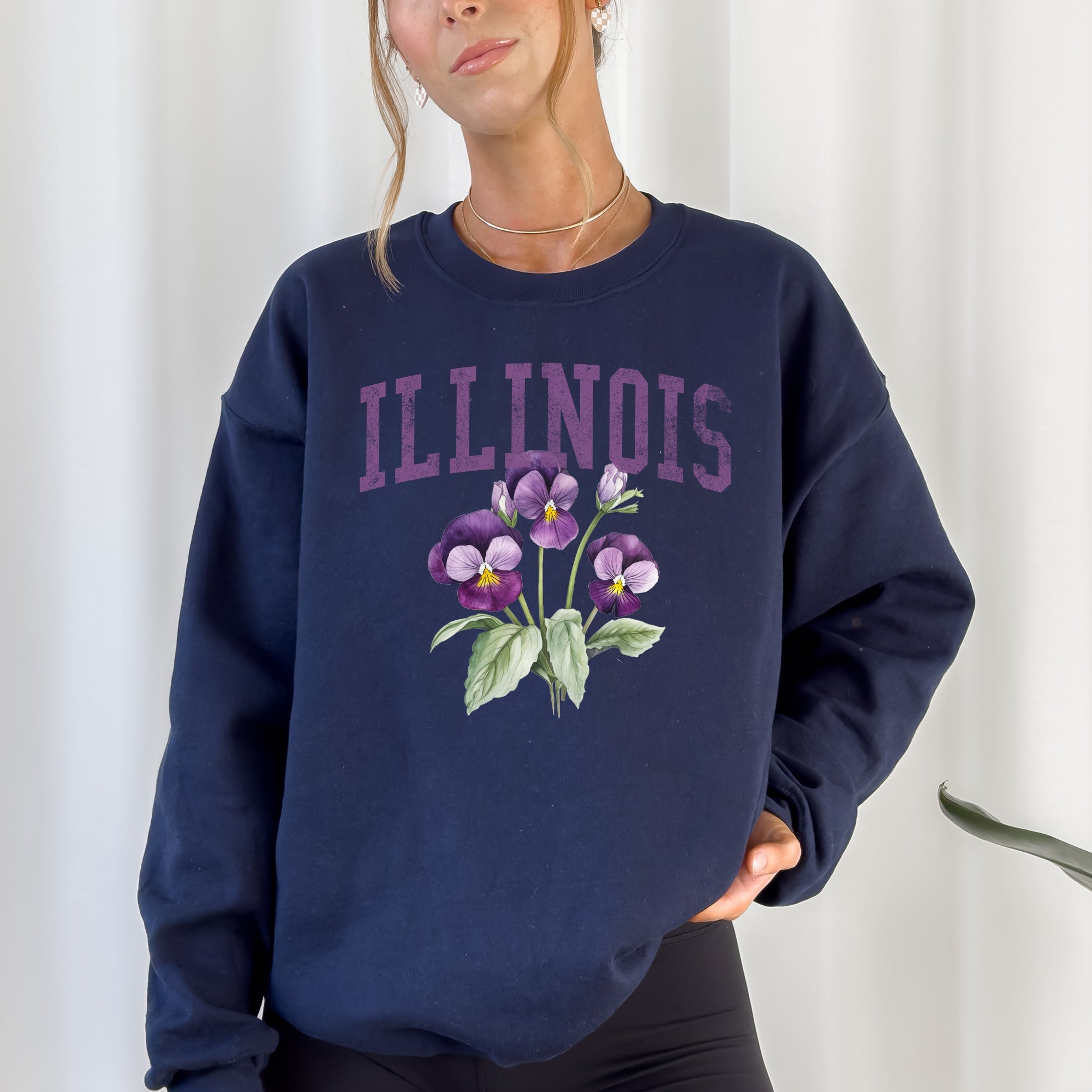Illinois State Flower Sweatshirt
