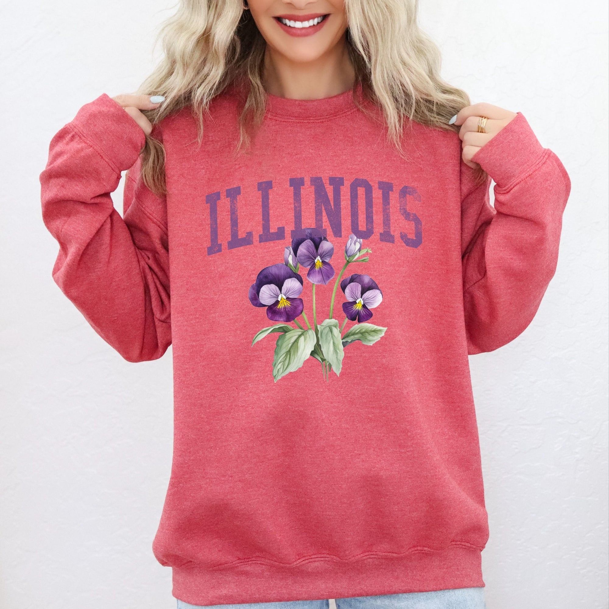 Illinois State Flower Sweatshirt