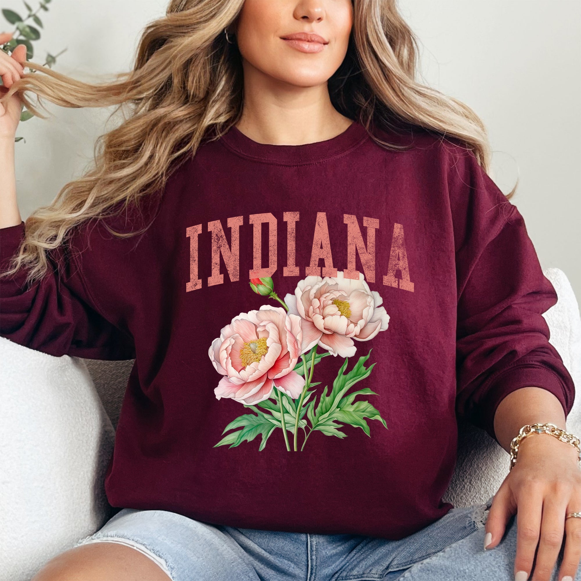 Indiana State Flower Sweatshirt