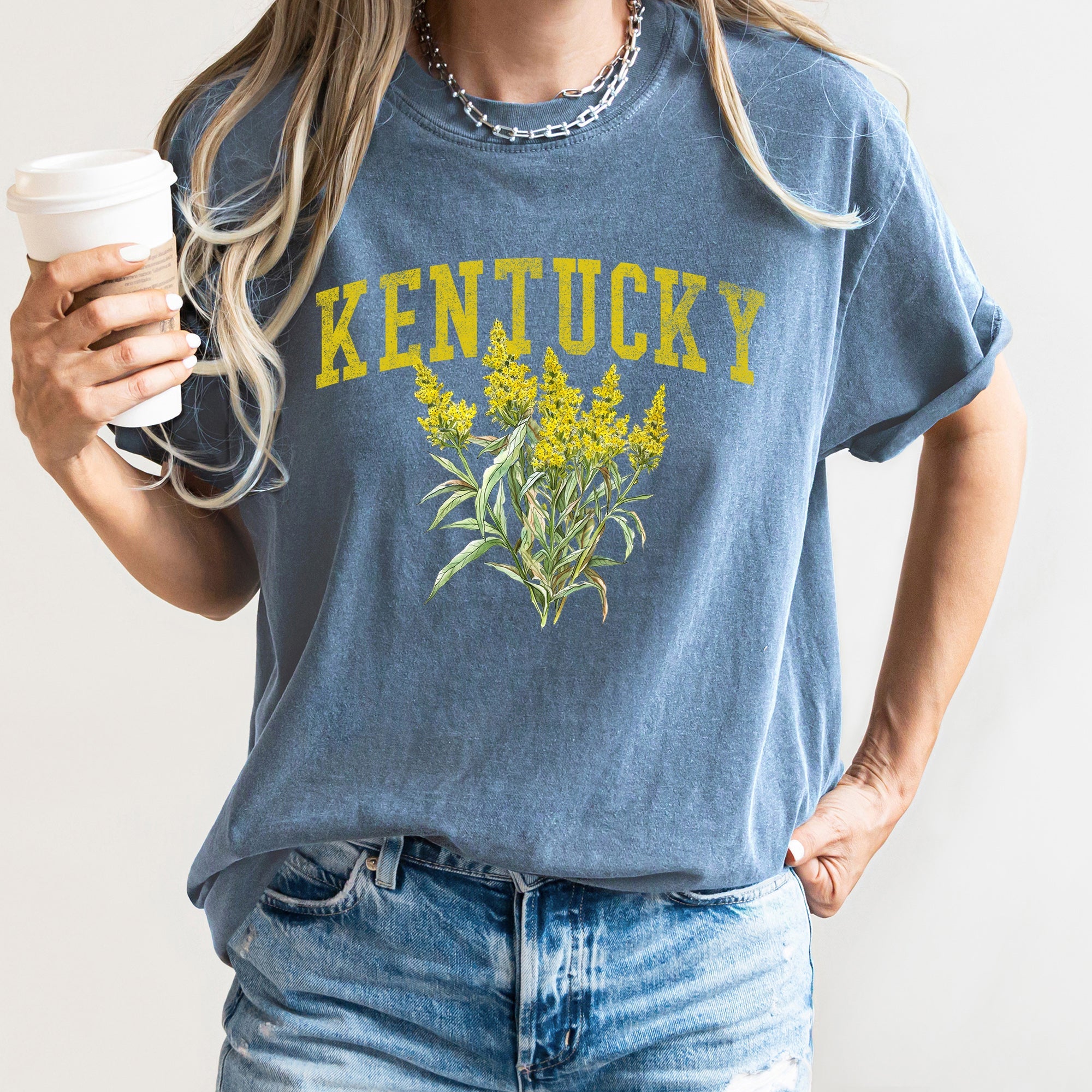 Kentucky State Flower Comfort Colors Tshirt