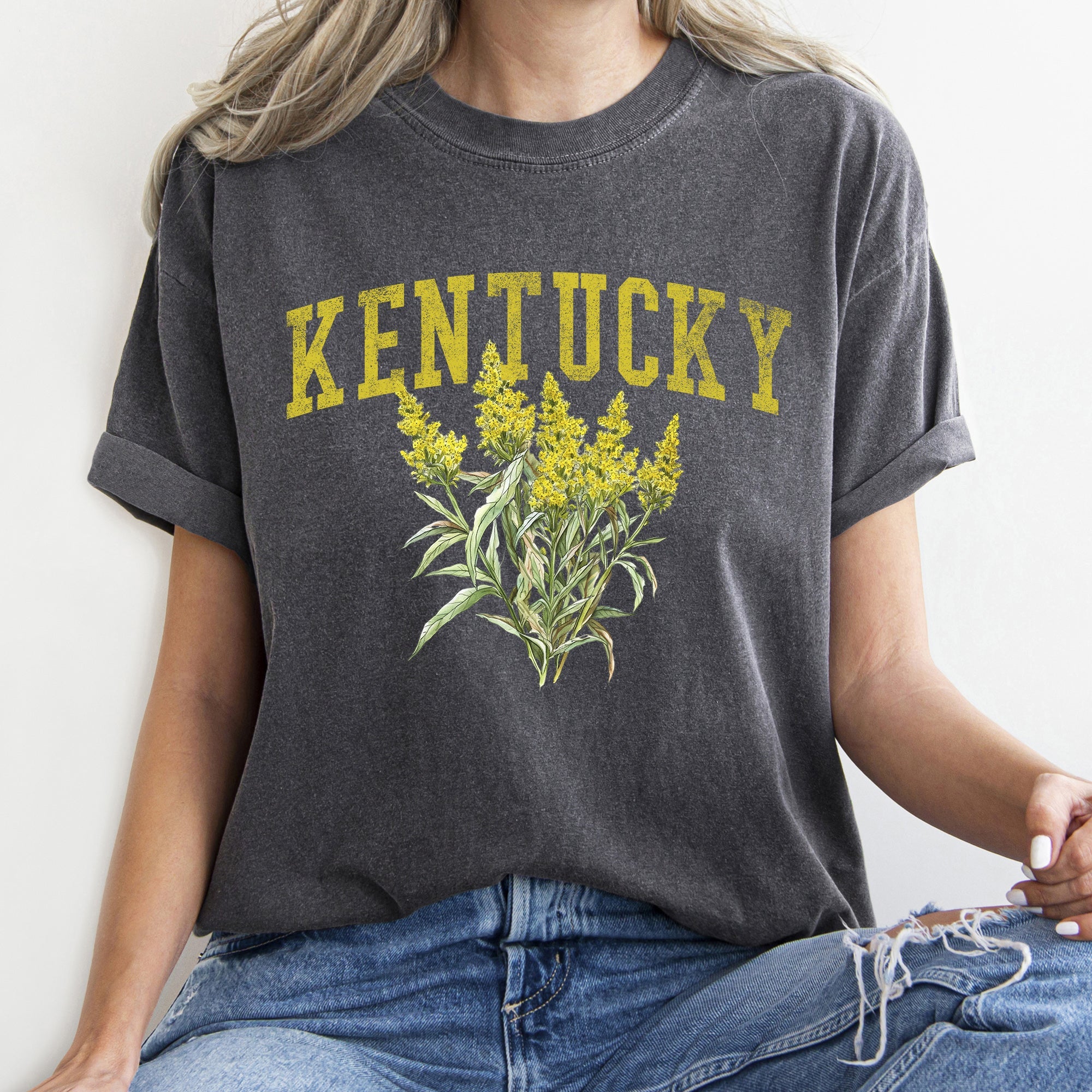 Kentucky State Flower Comfort Colors Tshirt
