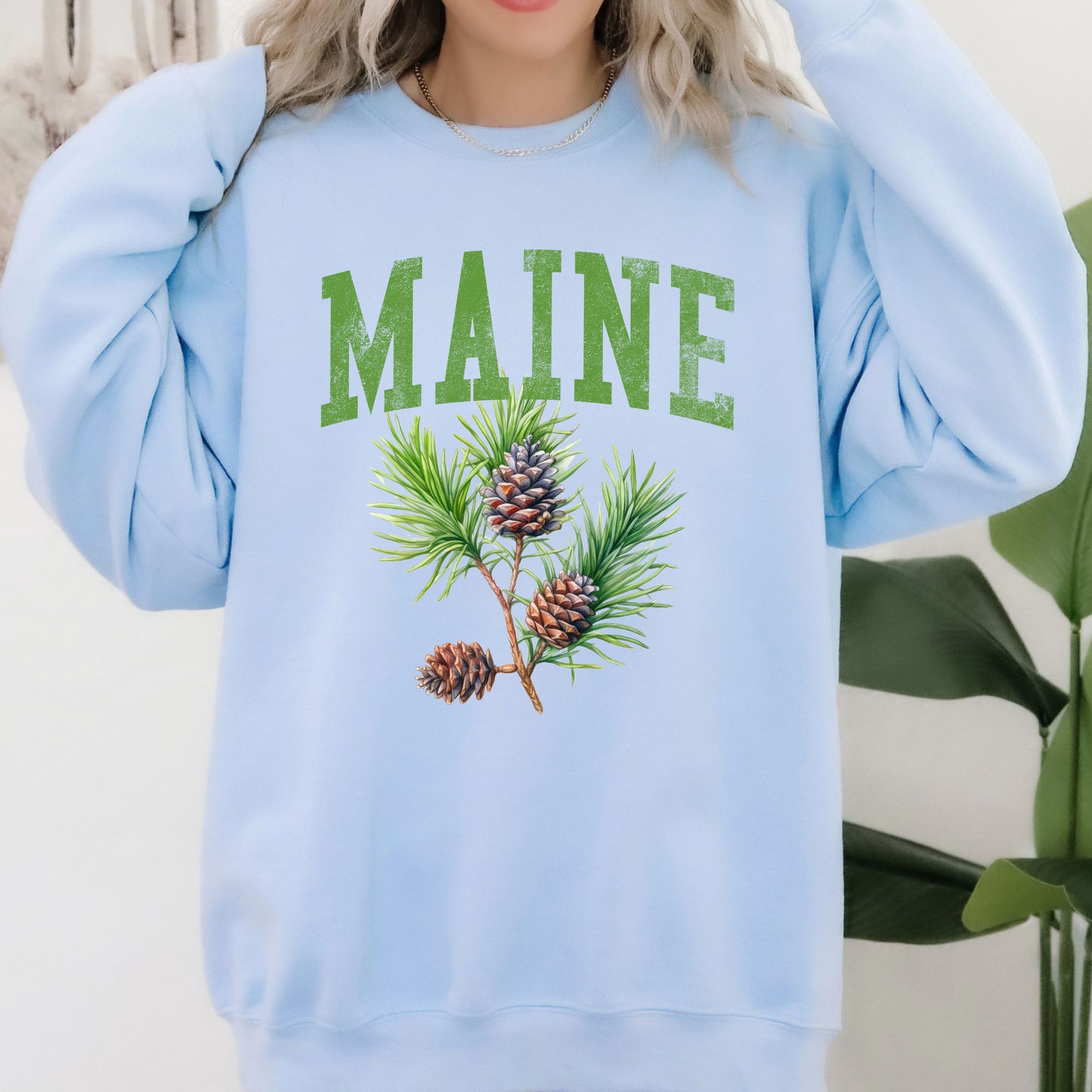 Maine State Flower Sweatshirt