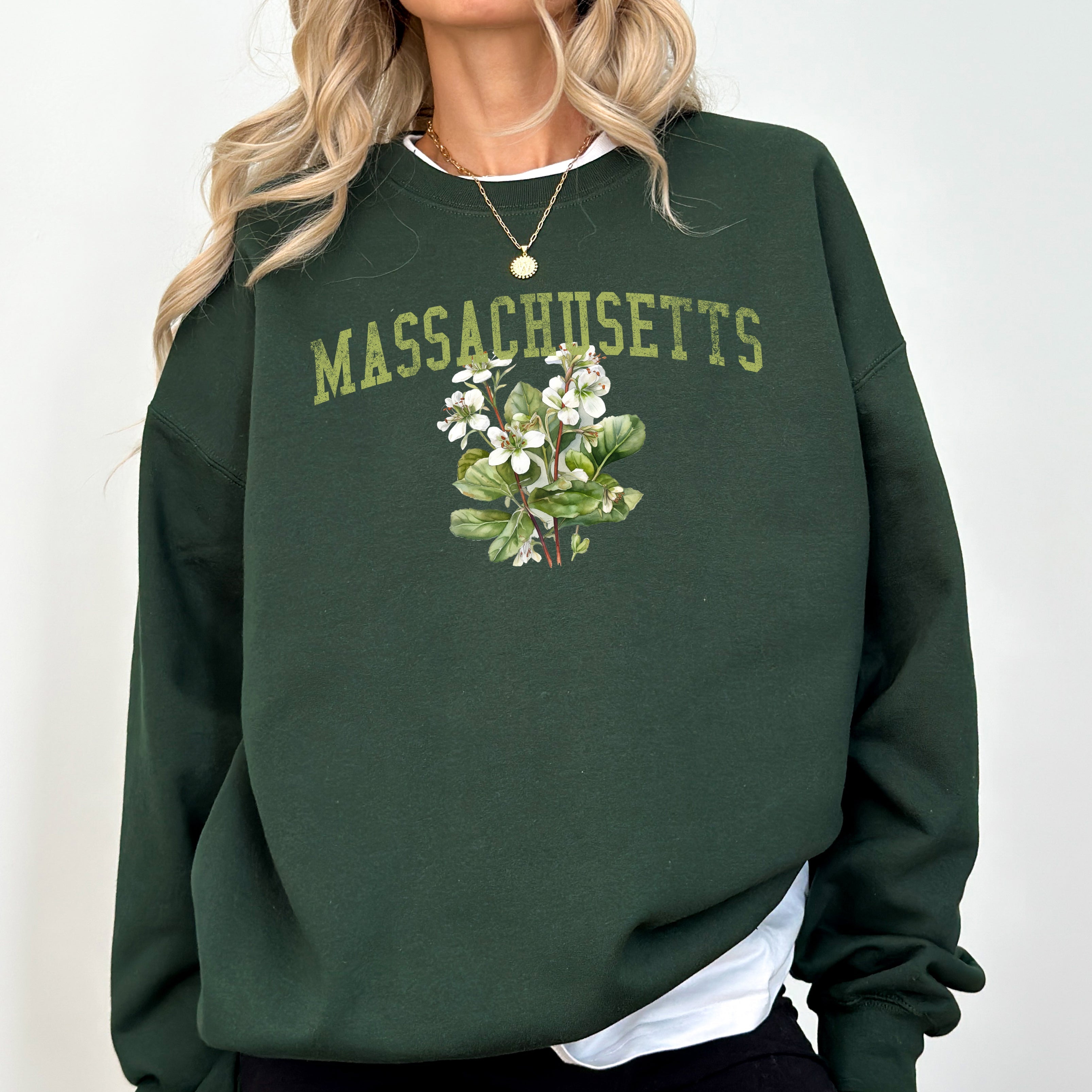 Massachusetts State Flower Sweatshirt