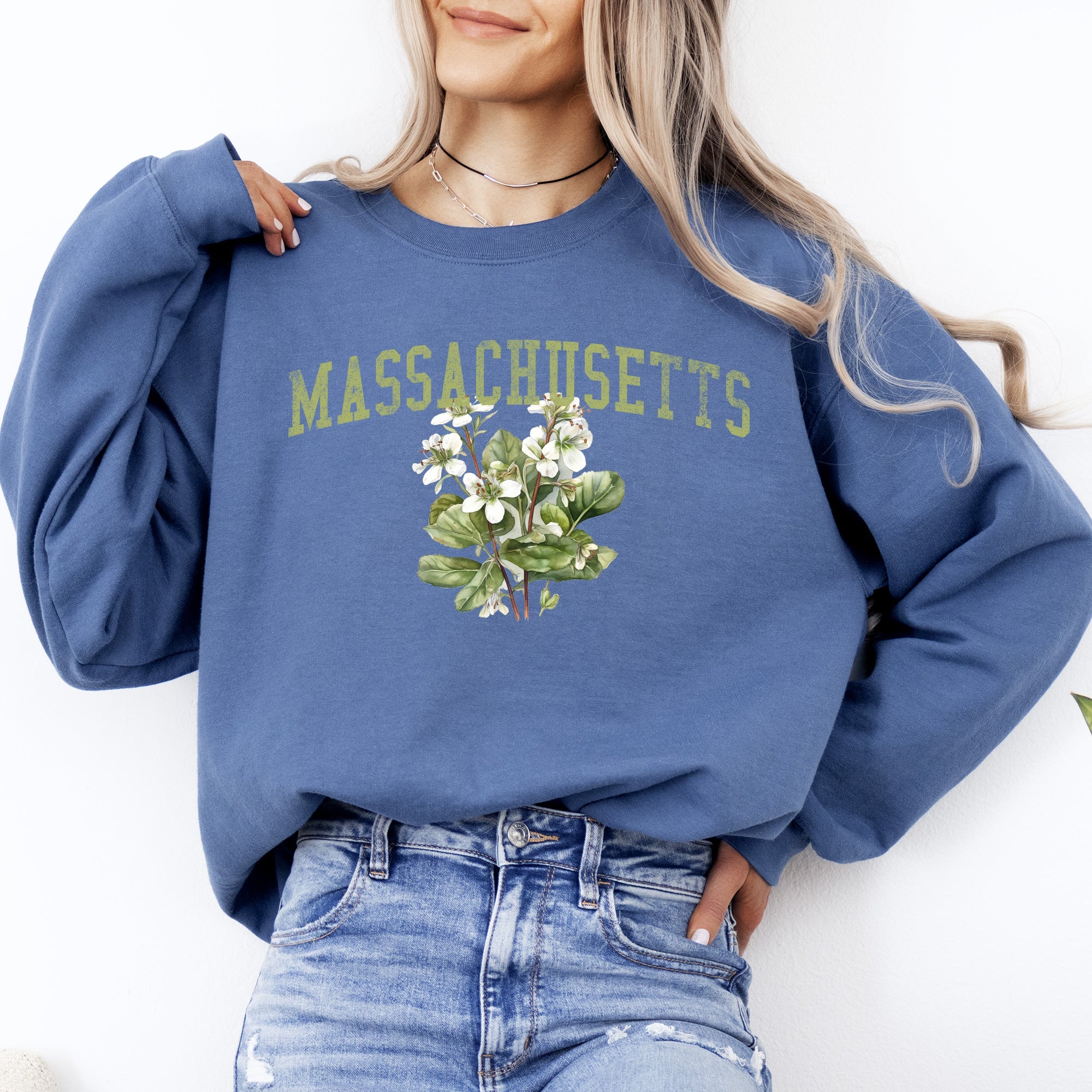 Massachusetts State Flower Sweatshirt