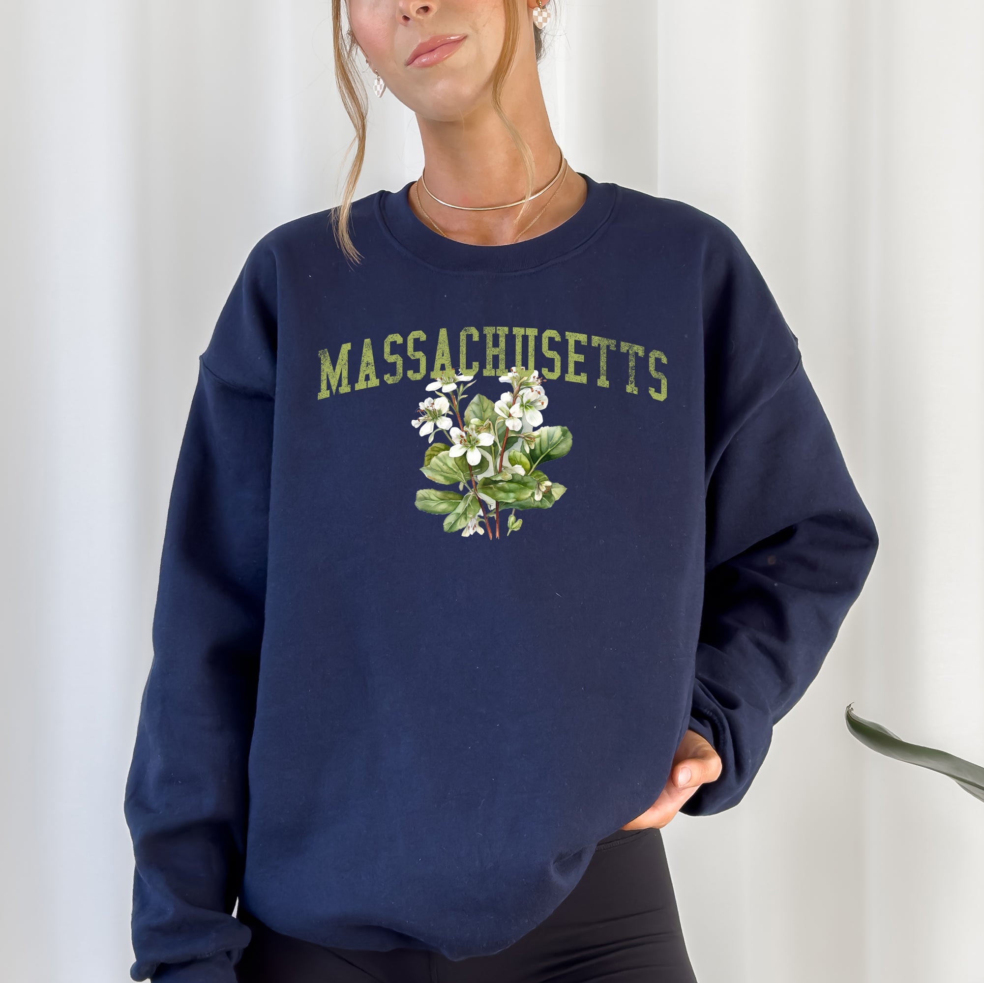 Massachusetts State Flower Sweatshirt