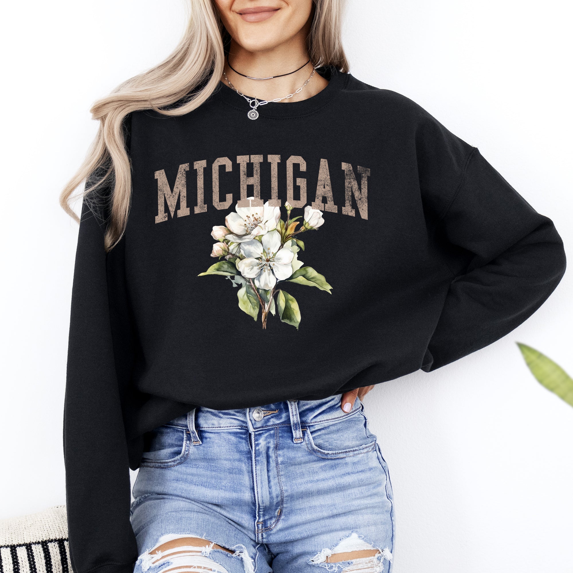 Michigan State Flower Sweatshirt