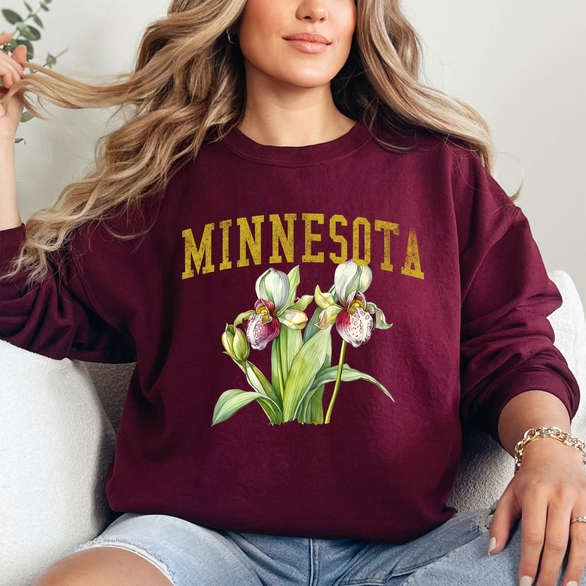 Minnesota State Flower Sweatshirt