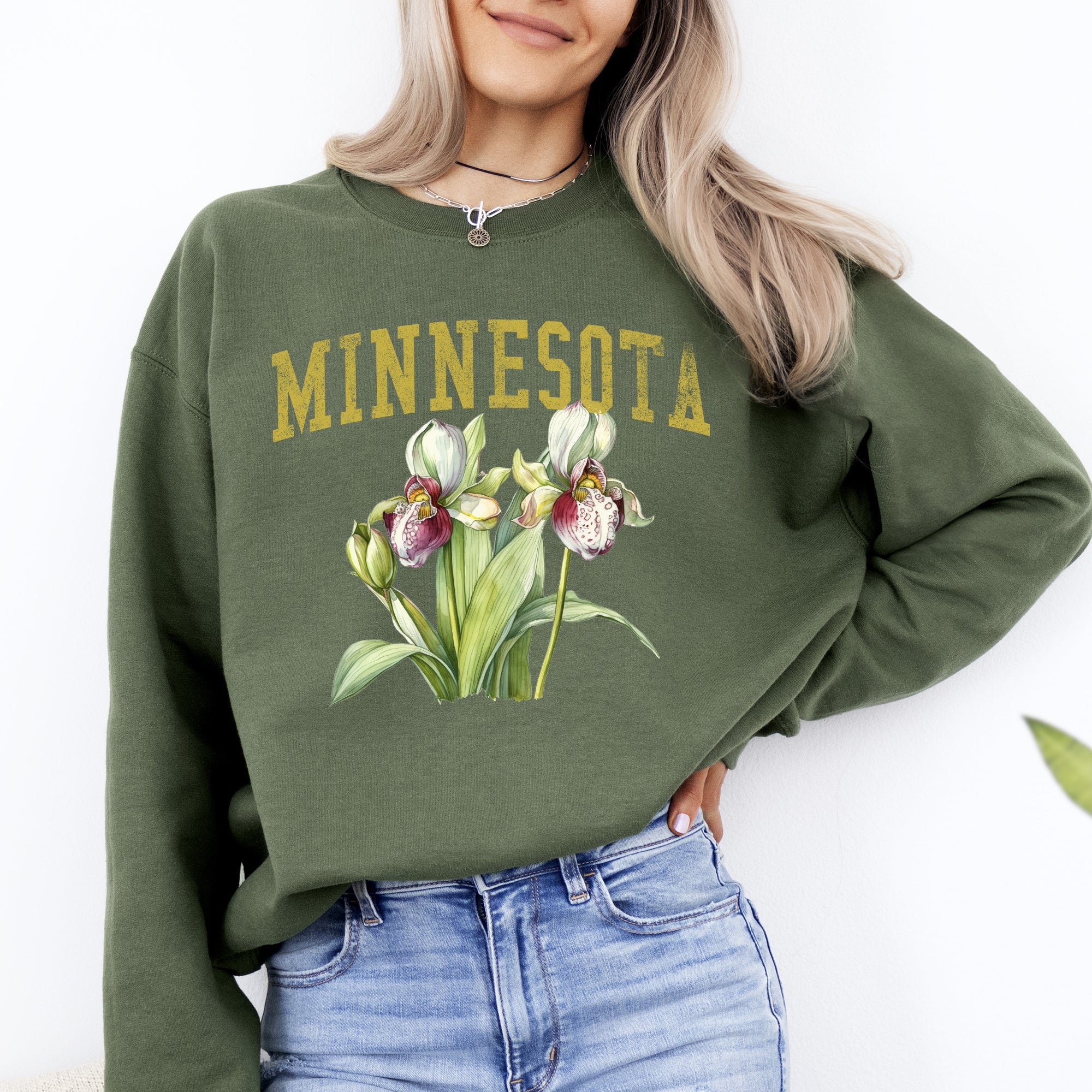 Minnesota State Flower Sweatshirt