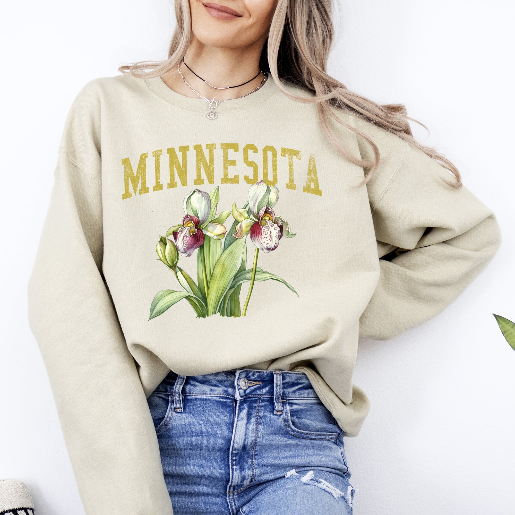 Minnesota State Flower Sweatshirt
