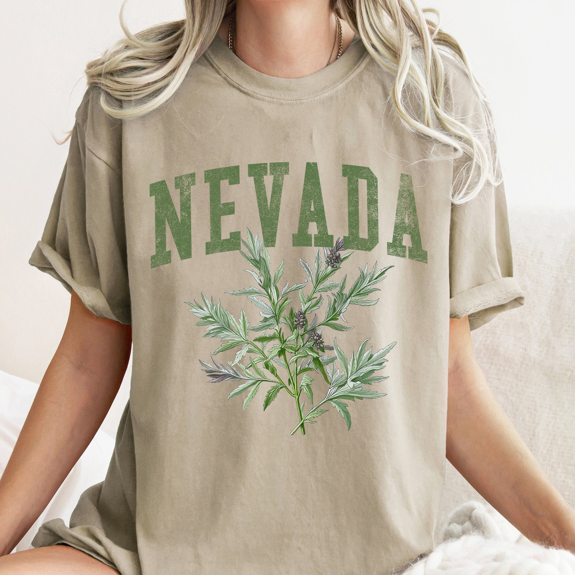 Nevada State Flower Comfort Colors Tshirt