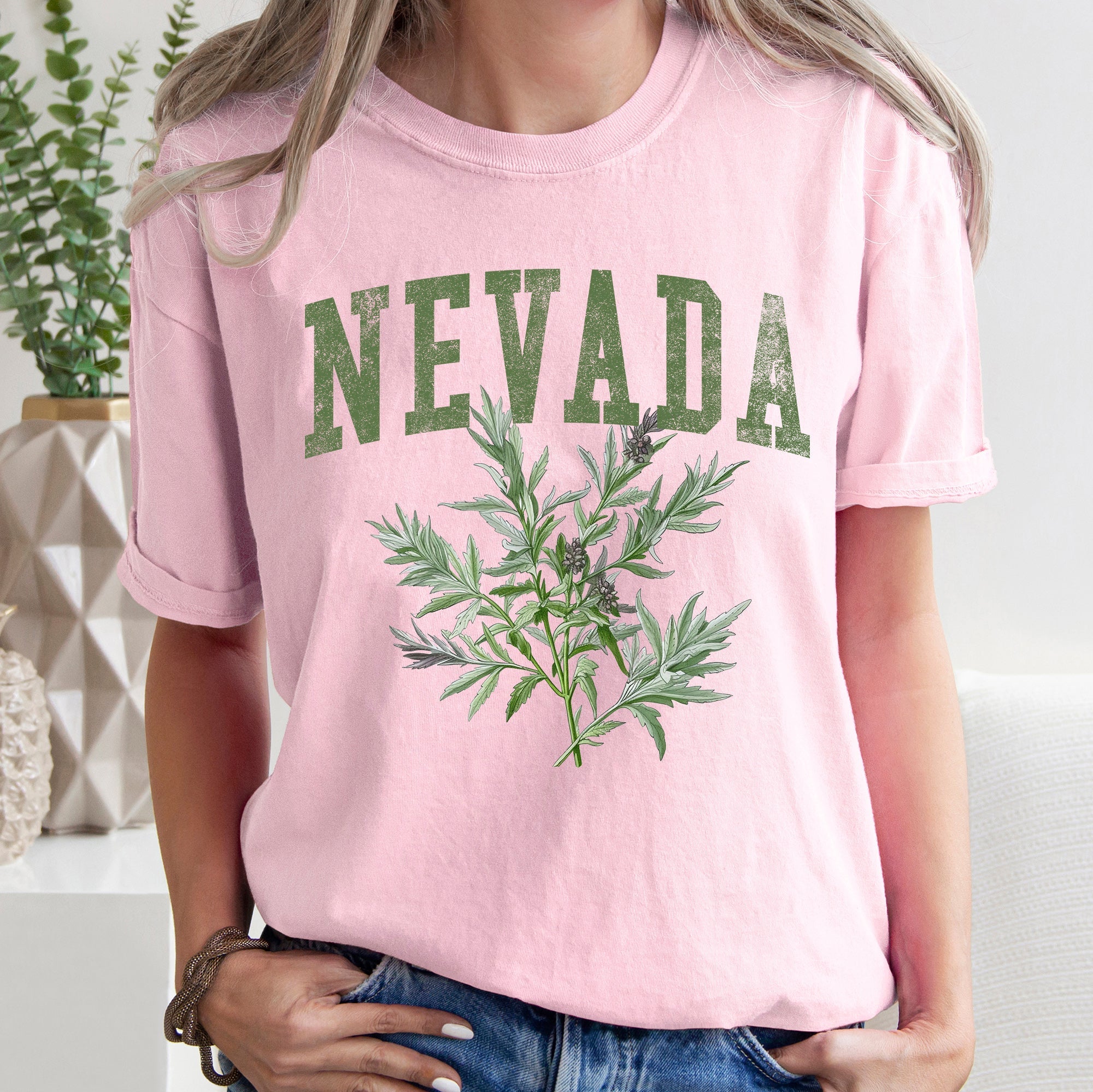 Nevada State Flower Comfort Colors Tshirt