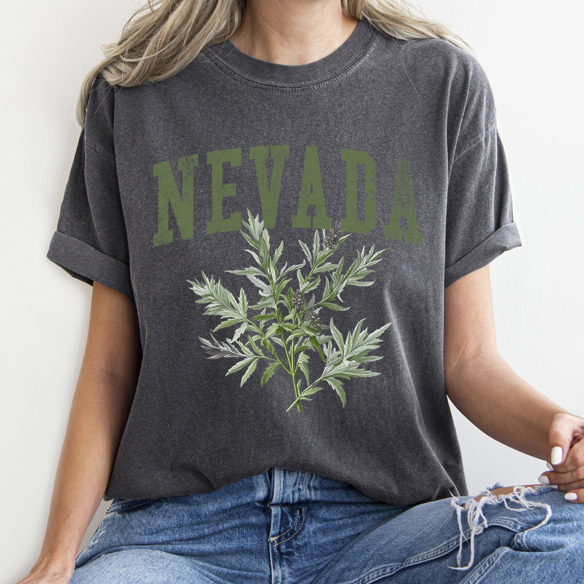 Nevada State Flower Comfort Colors Tshirt
