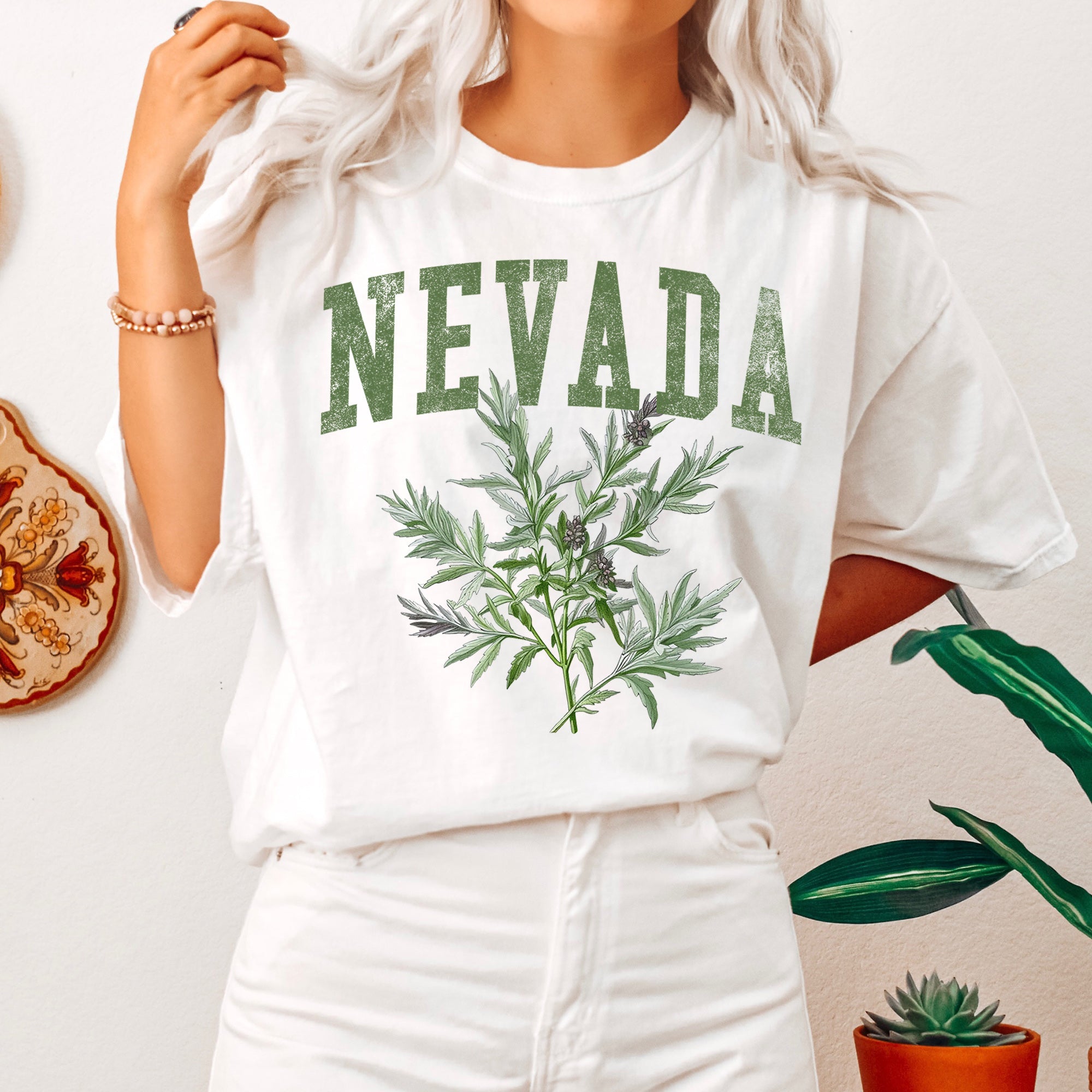 Nevada State Flower Comfort Colors Tshirt